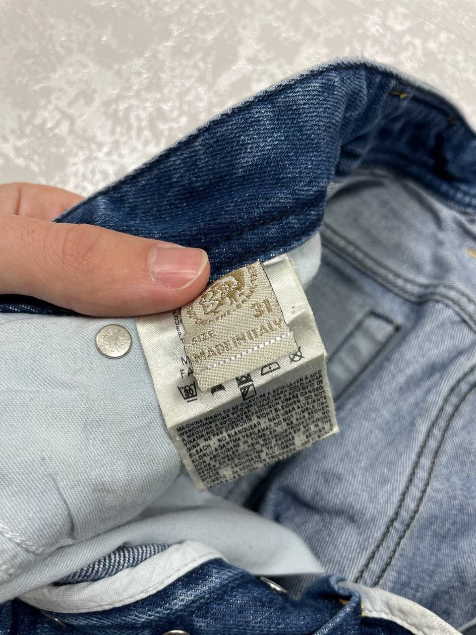 Le Grande Bleu (L.G.B.) Vintage Y2K LGB IfSixWasNine Style Diesel Denim Jeans Size US 31 - 13 Thumbnail