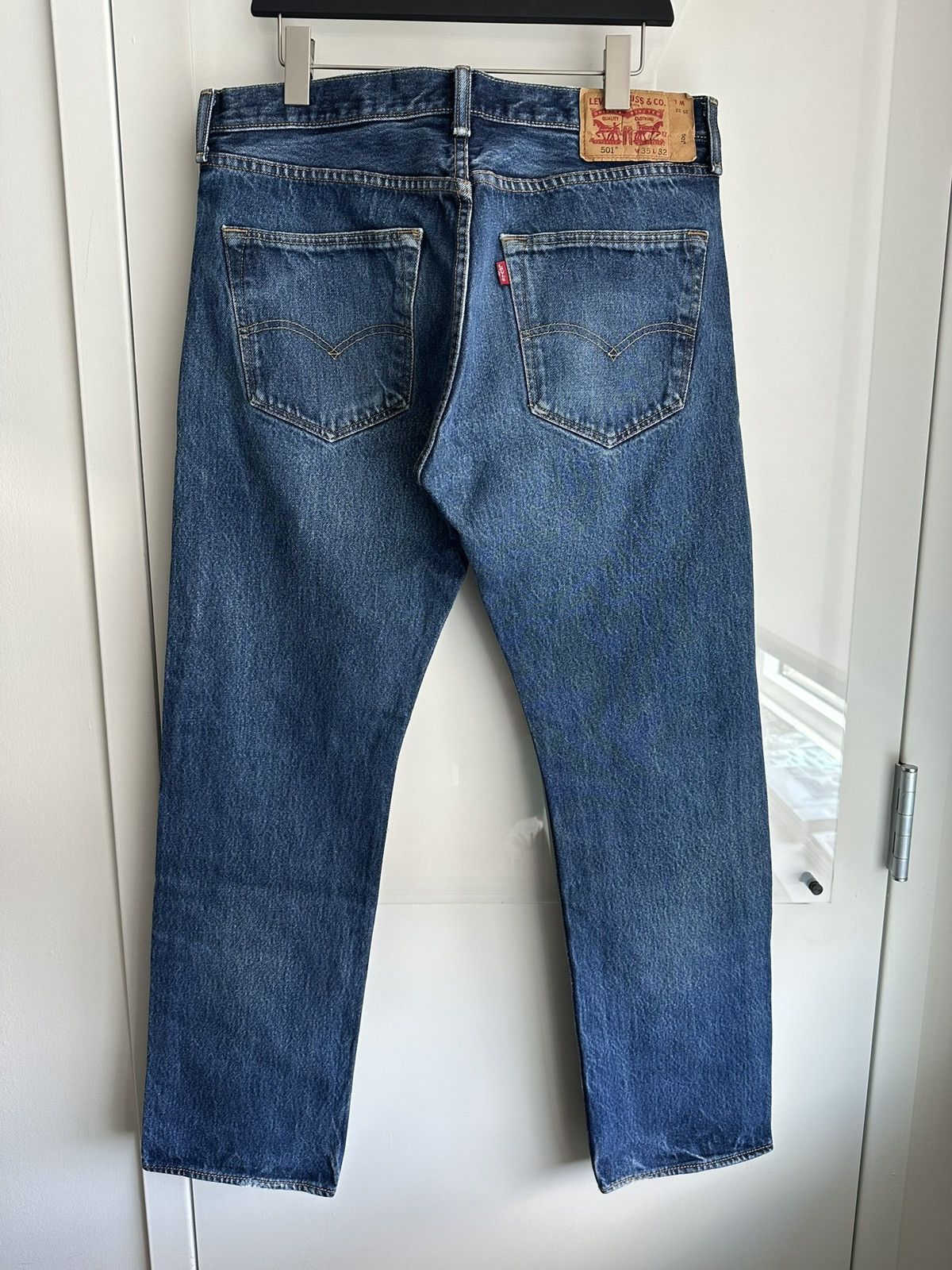 Levi's Vintage Medium Wash Levi’s 501 Jeans Size US 36 / EU 52 - 5 Thumbnail