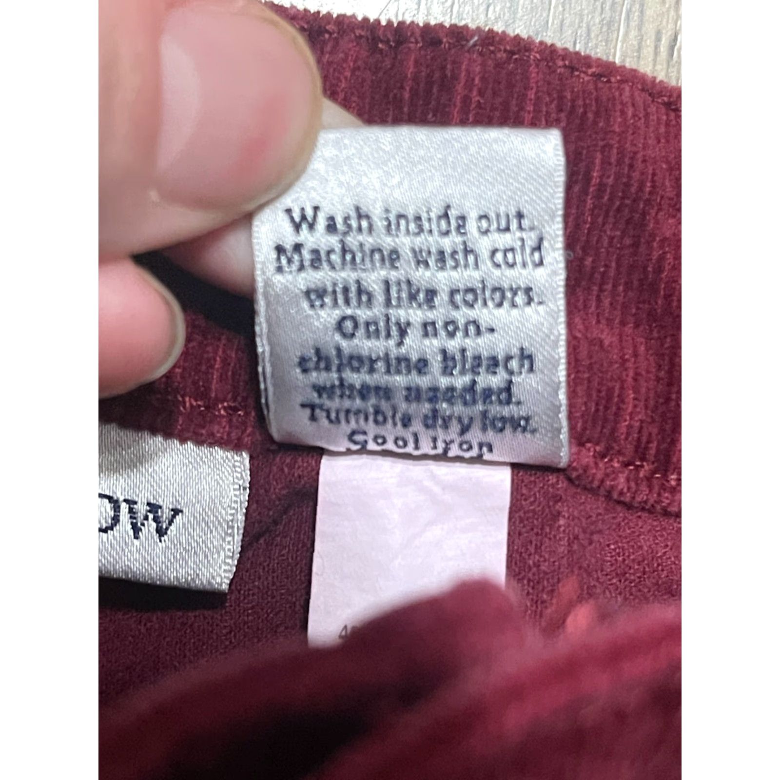 Croft & Barrow Croft & Barrow Pants Women's 14 Average Red Corduroy Stretch Pockets Casual Regular Ankle 30in Inseam Boys? Size 36" / US 14 / IT 50 - 7 Thumbnail