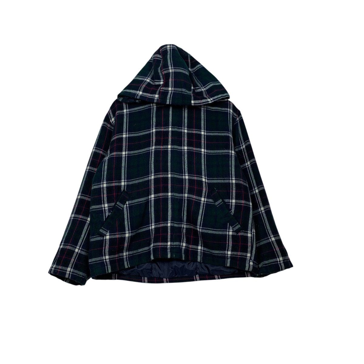Vintage ZIPPO Green Checked Zipper Hoodie Jacket #2262-C100 Size US L / EU 52-54 / 3 - 1 Thumbnail