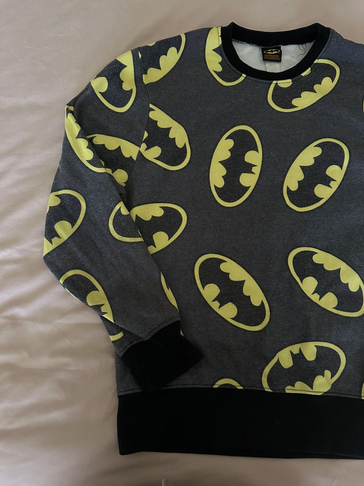 DC Comics Batman Logo Graphic Sweatshirt Size Large Size L / US 10 / IT 46 - 4 Thumbnail