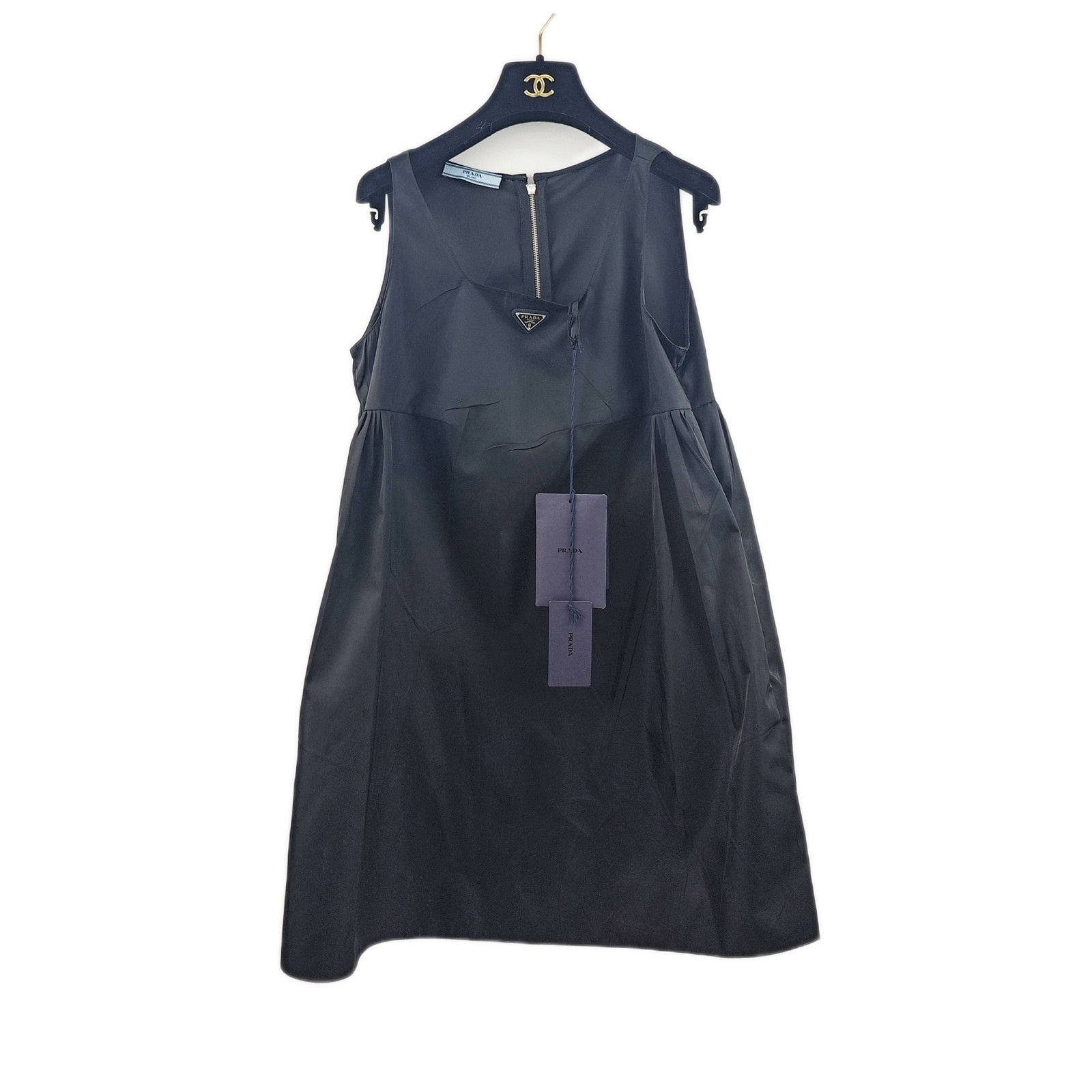 Prada Prada Re-Nylon Triangle Logo Mini Dress 38 Size XS / US 0-2 / IT 36-38 - 1 Thumbnail