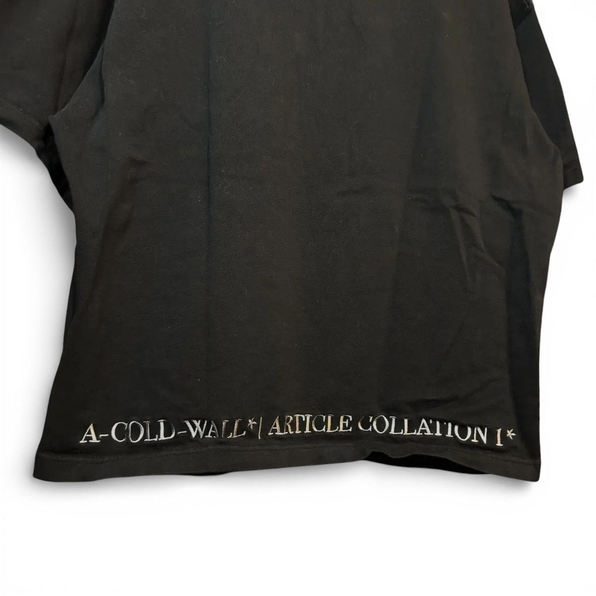 A-COLD-WALL* A Cold Wall Mod Lux Black Hemisphere Graphic Tee Shirt Size US S / EU 44-46 / 1 - 6 Thumbnail