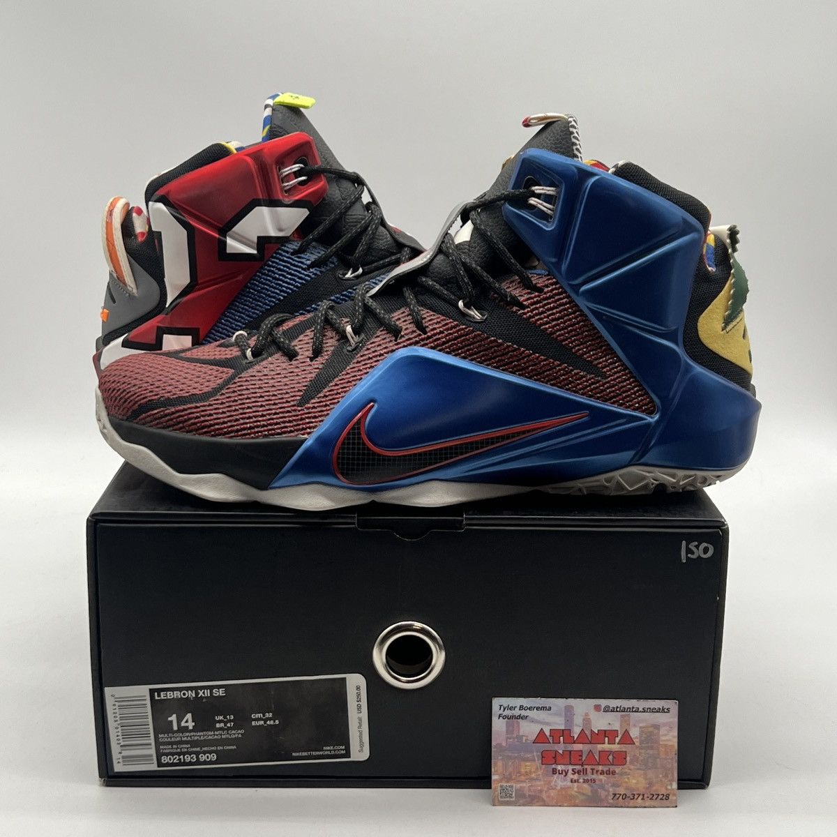 Nike Lebron 12 what the Size US 14 / EU 47 - 1 Thumbnail
