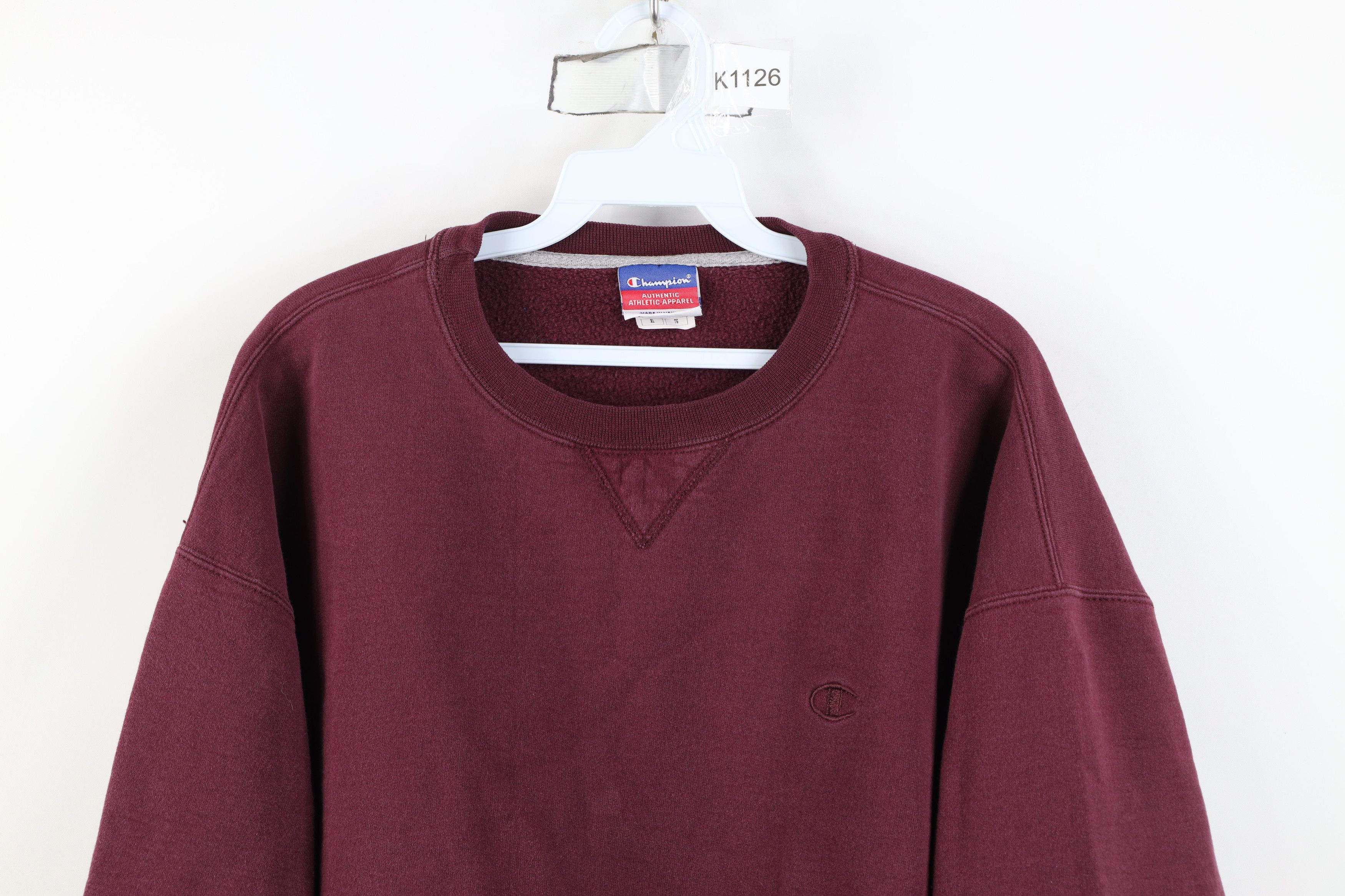 Champion Vintage 90s Y2K Champion Monochrome Crewneck Sweatshirt Size US XL / EU 56 / 4 - 2 Thumbnail