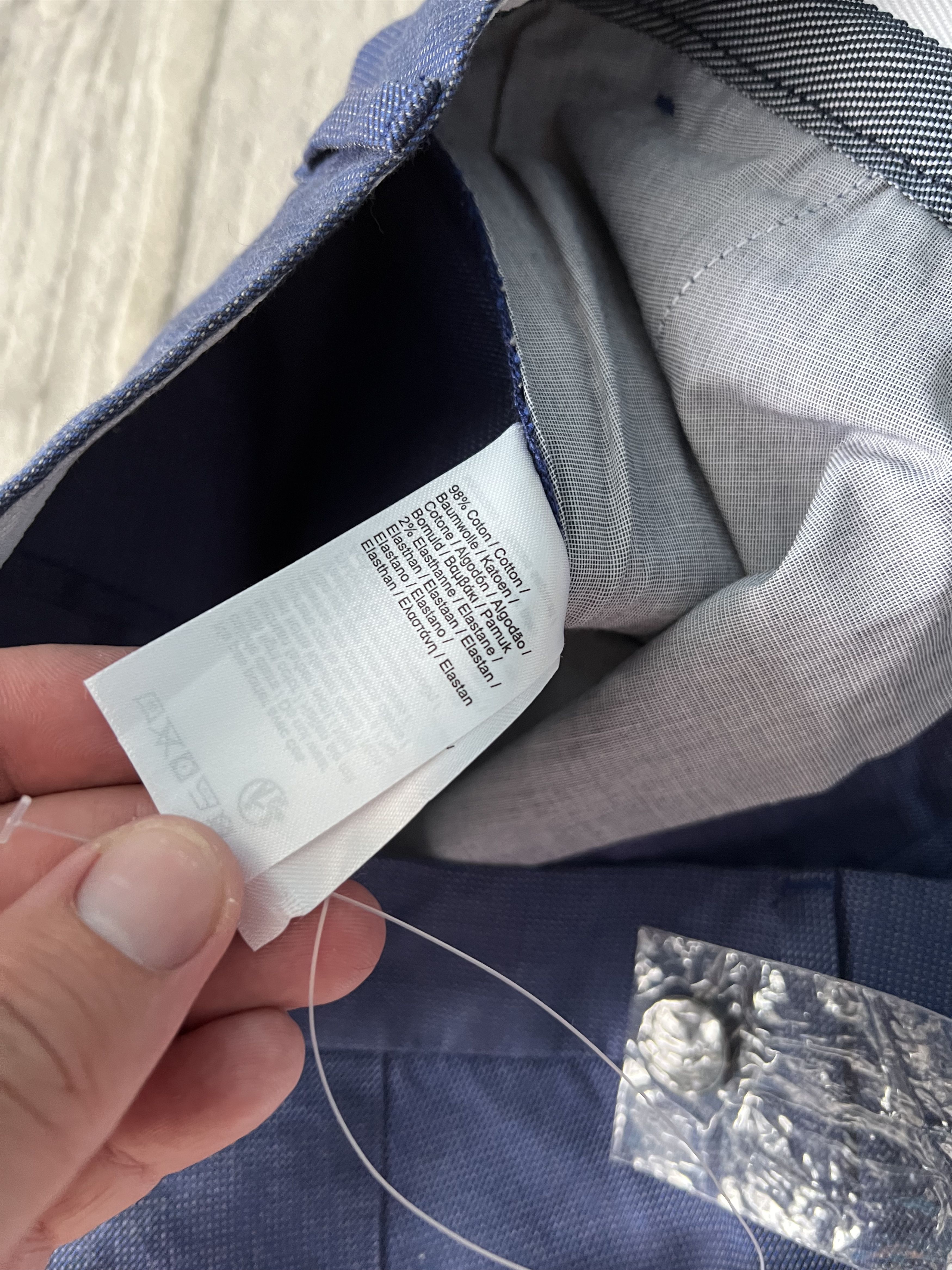 Lacoste Lacoste new pants blue trousers chinos hype Size US 33 - 4 Thumbnail