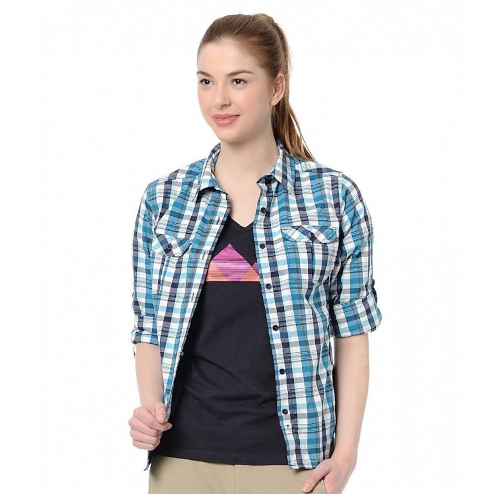 The North Face The North Face Boulder Kassie Blouse Deep Water Blue Shirt Size M / US 6-8 / IT 42-44 - 1 Thumbnail