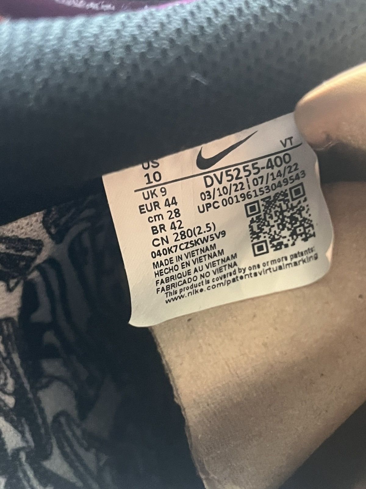 Nike × Undefeated Undefeated x Nike AF1 Size US 10 / EU 43 - 7 Thumbnail