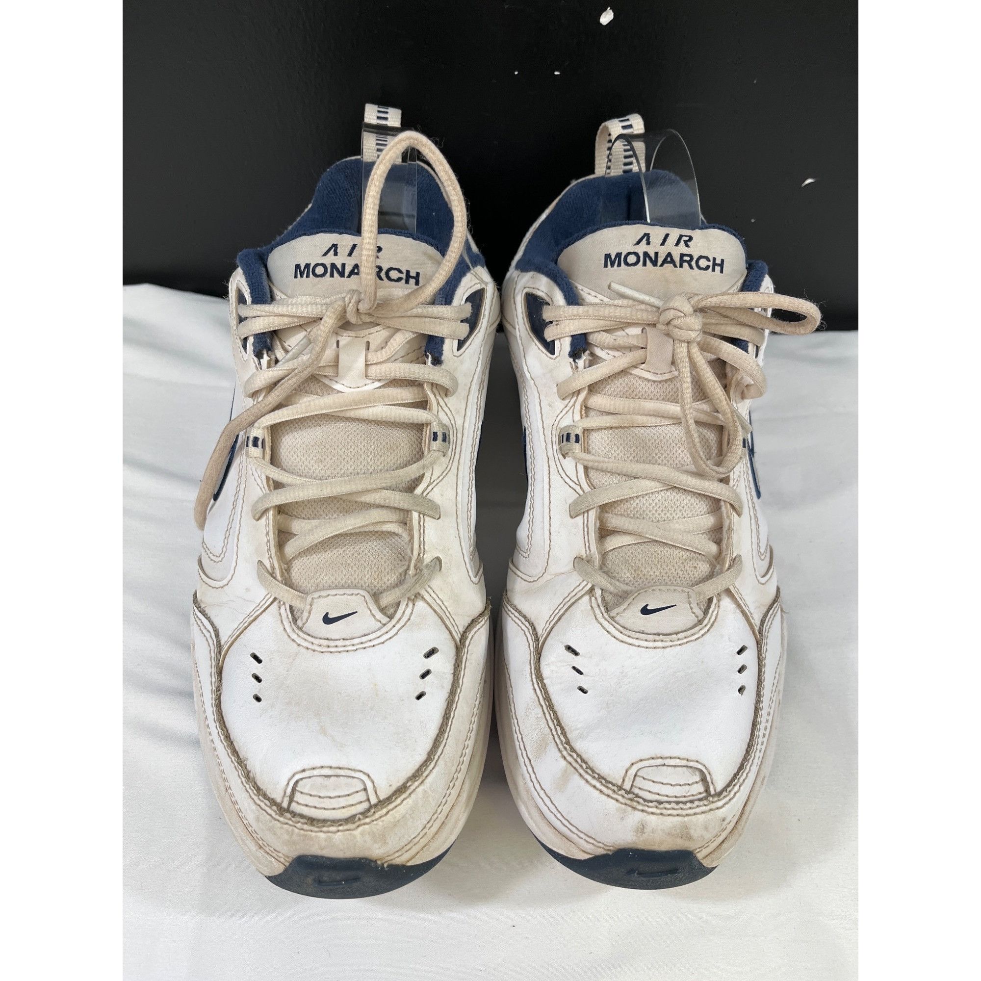 Nike Nike Air Monarch Men's White Shoes/Sneakers Size 10.5 SKU 58 Size US 10.5 / EU 43-44 - 2 Thumbnail