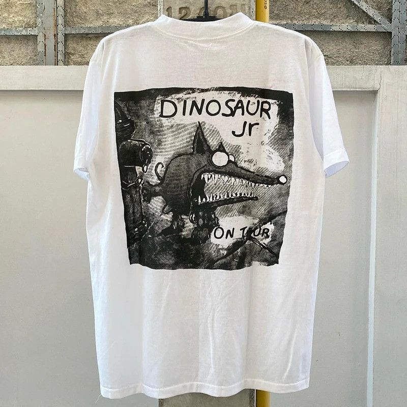 Vintage Vintage American Dinosaur Music T-Shirt Size US XL / EU 56 / 4 - 2 Thumbnail