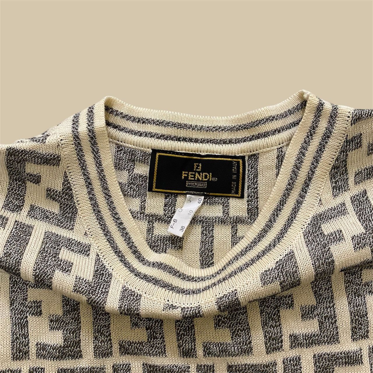 Fendi Vintage Fendi Zucca Monogram Classic Luxury Italy Designer Size US XS / EU 42 / 0 - 6 Thumbnail