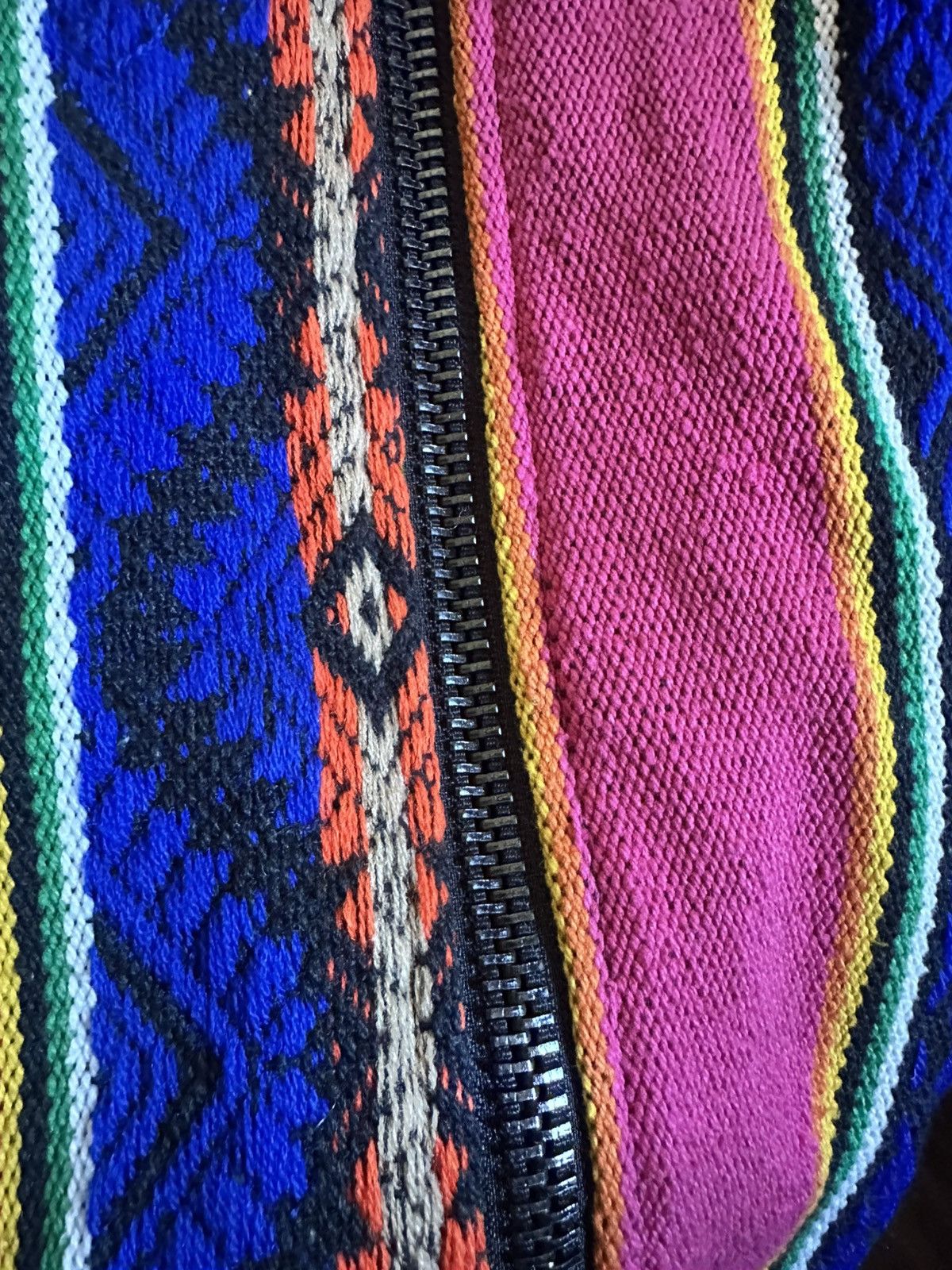 Bossi Sportswear CASHMERE sleeve SEQUIN peace sign WOVEN bomber jacket NWT Size US M / EU 48-50 / 2 - 9 Thumbnail