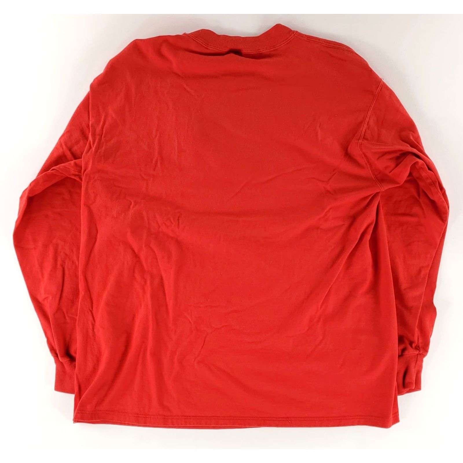 Russell Athletic VINTAGE Russell Athletic Kansas City Chiefs Long Sleeve T Shirt Mens 2XL Red Size US XXL / EU 58 / 5 - 5 Thumbnail