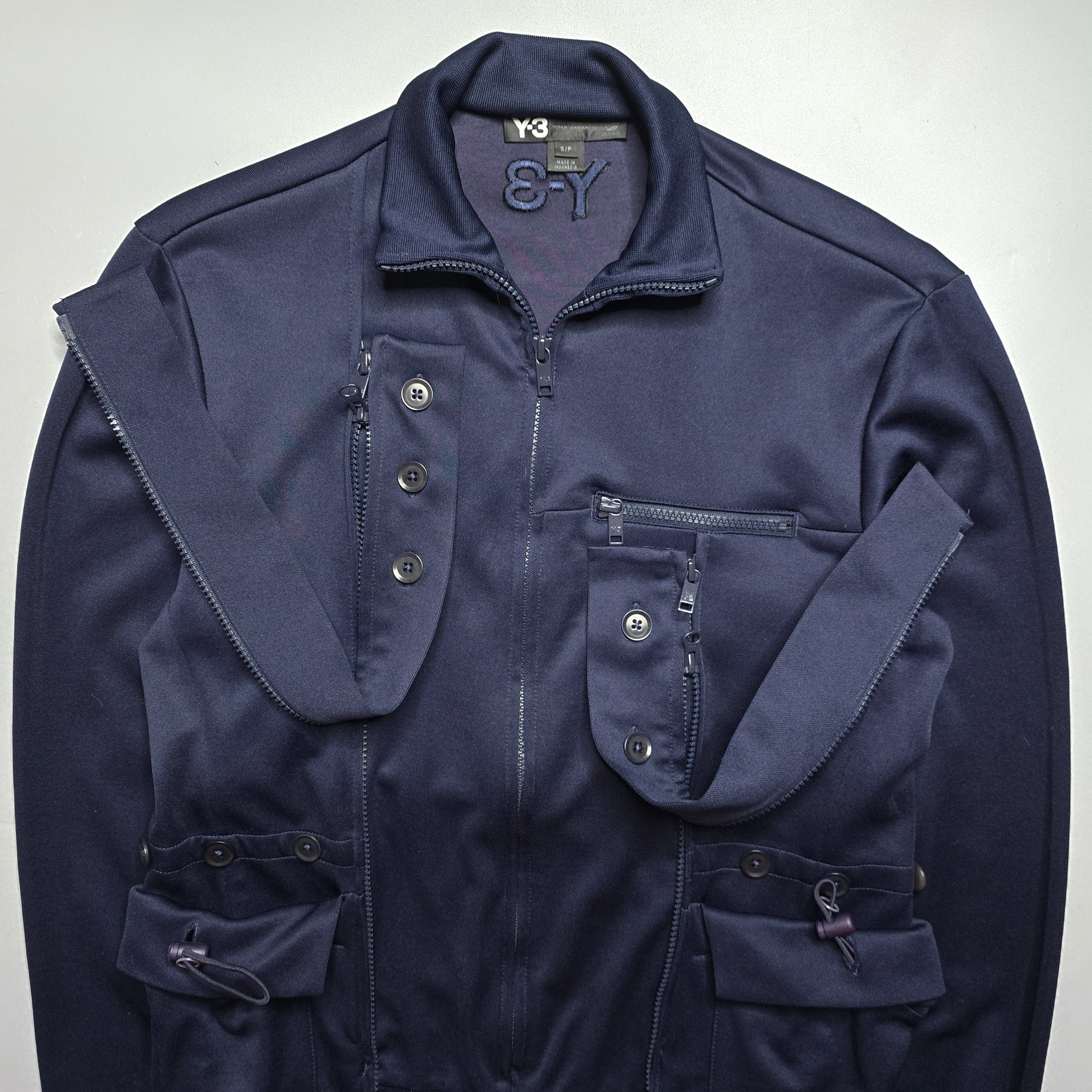 Y-3 Adidas x Yohji Yamamoto - Y-3 SS12 Multipocket Jacket Size US S / EU 44-46 / 1 - 3 Thumbnail