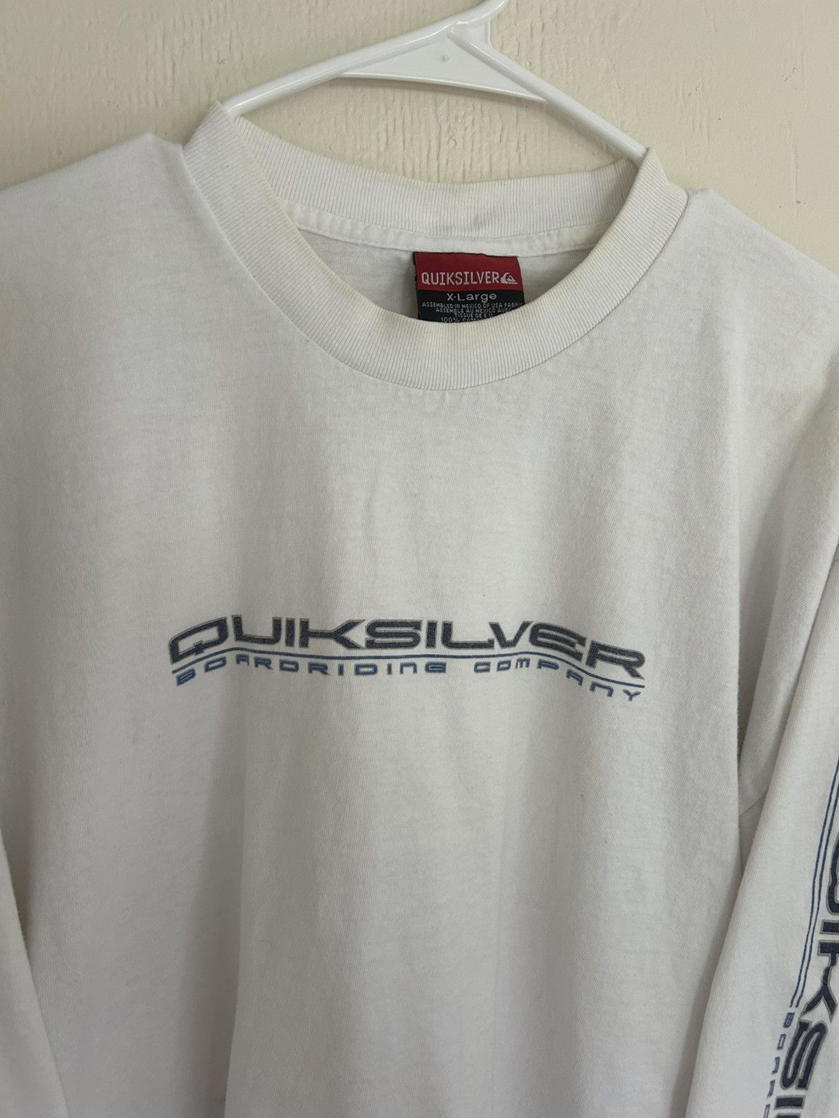 Quiksilver Vintage Quiksilver Logo Longsleeve Size US XL / EU 56 / 4 - 4 Thumbnail