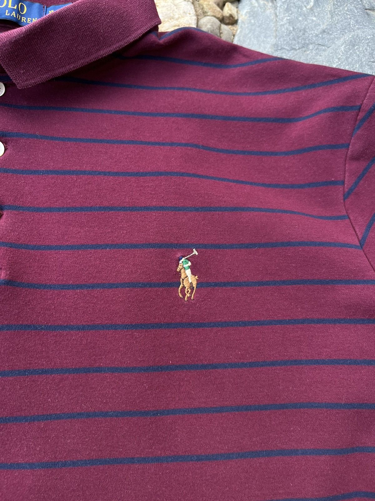Polo Ralph Lauren × Ralph Lauren Polo Ralph Lauren pima tee striped t-shirt multicolor pony Size US XL / EU 56 / 4 - 9 Thumbnail