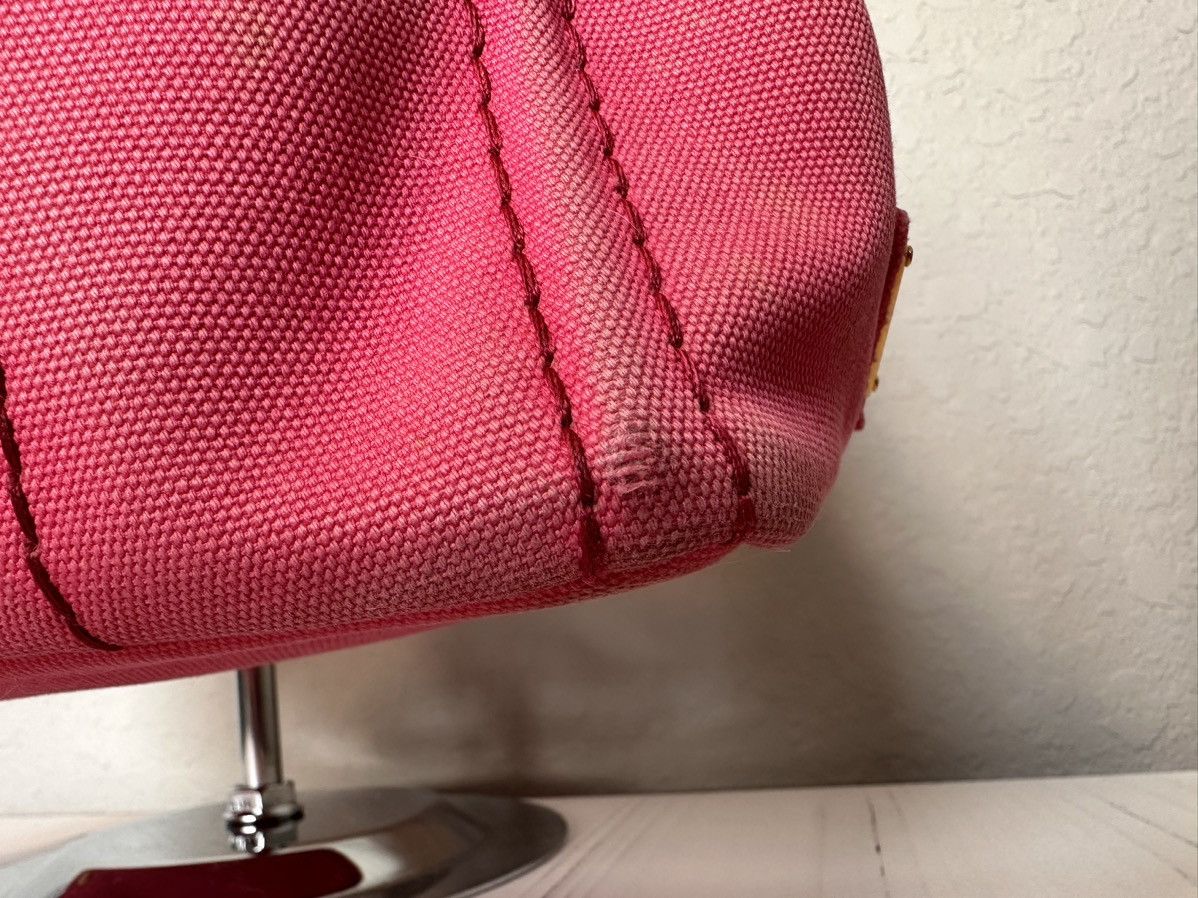 Prada Pink Prada Canapa Tote With Strap Size ONE SIZE - 16 Thumbnail