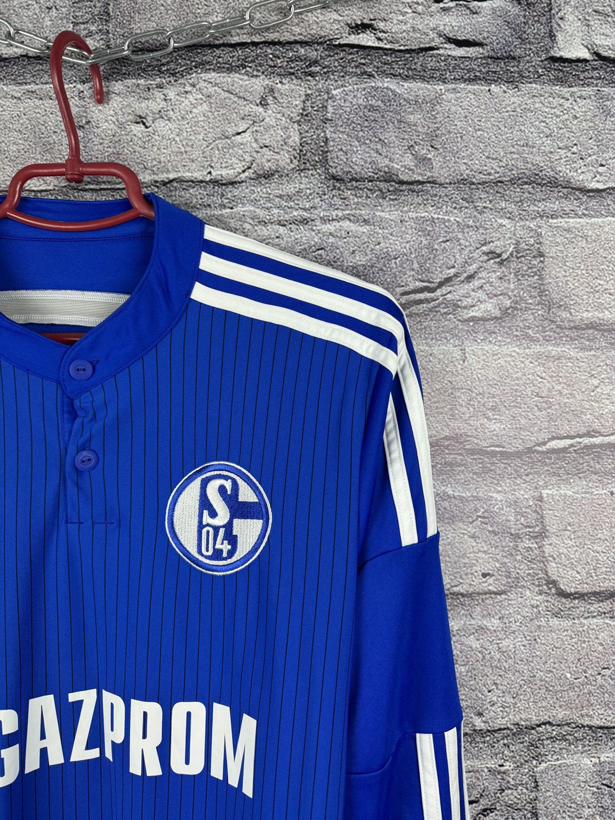 Adidas FC Schalke 04 Adidas Long Sleeve Football Jersey Bundesliga Size US S / EU 44-46 / 1 - 4 Thumbnail