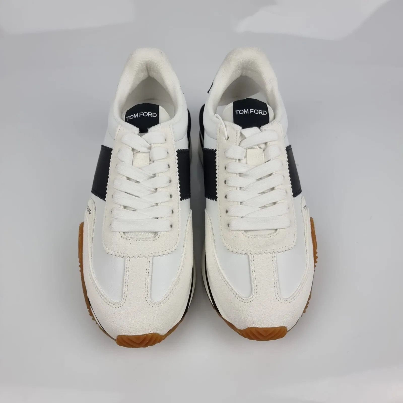 Tom Ford Tom Ford James White/Black Sneakers New Size US 11 / EU 44 - 6 Thumbnail