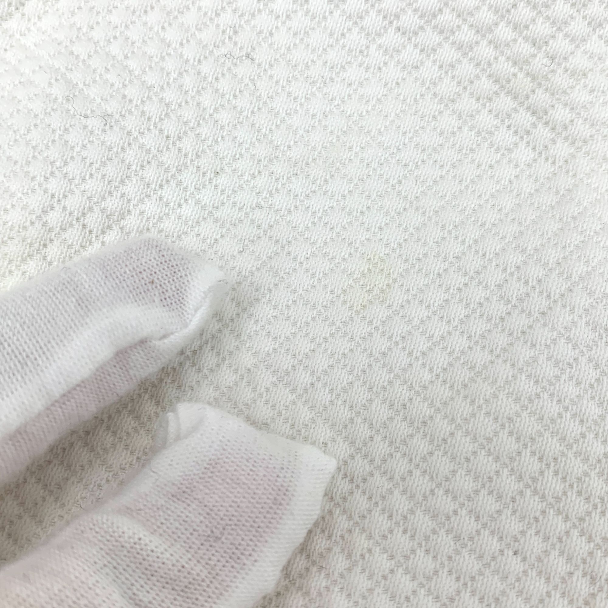 Dior Christian Dior White Textured Cotton High Waist Shorts Made Size 27" / US 4 / IT 40 - 3 Thumbnail