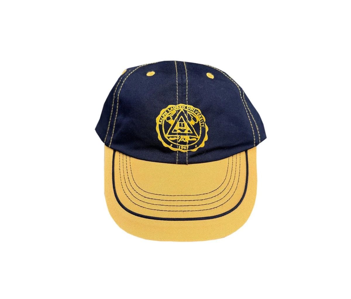 Polo Ralph Lauren Kids Vintage Polo Ralph Lauren University Hat Size ONE SIZE - 1 Thumbnail