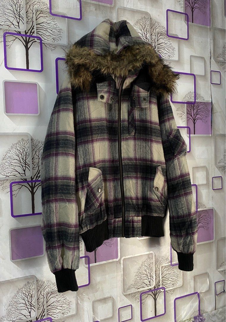 Hysteric Glamour Riche glamour plaid fur jacket Size US M / EU 48-50 / 2 - 2 Thumbnail