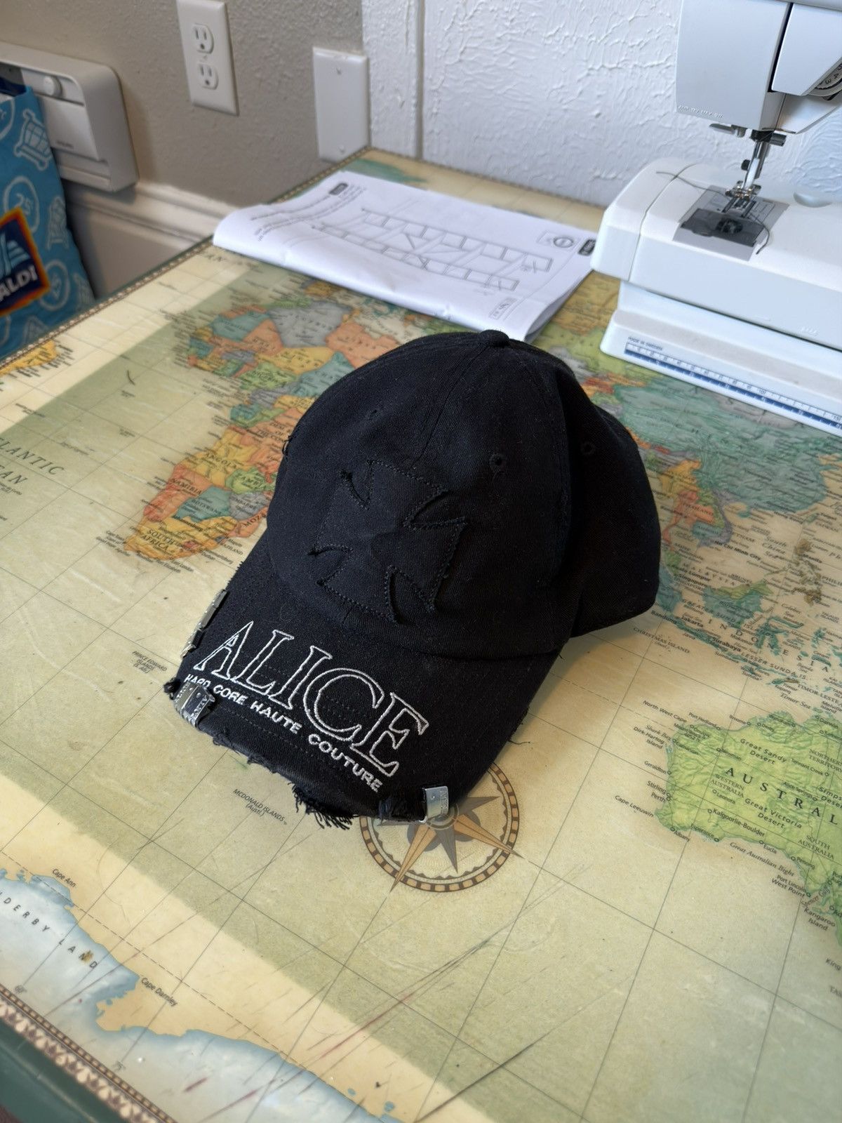 Alice Hollywood ATELIER LOGO CAP 2.0 (BLACK) Size ONE SIZE - 3 Thumbnail
