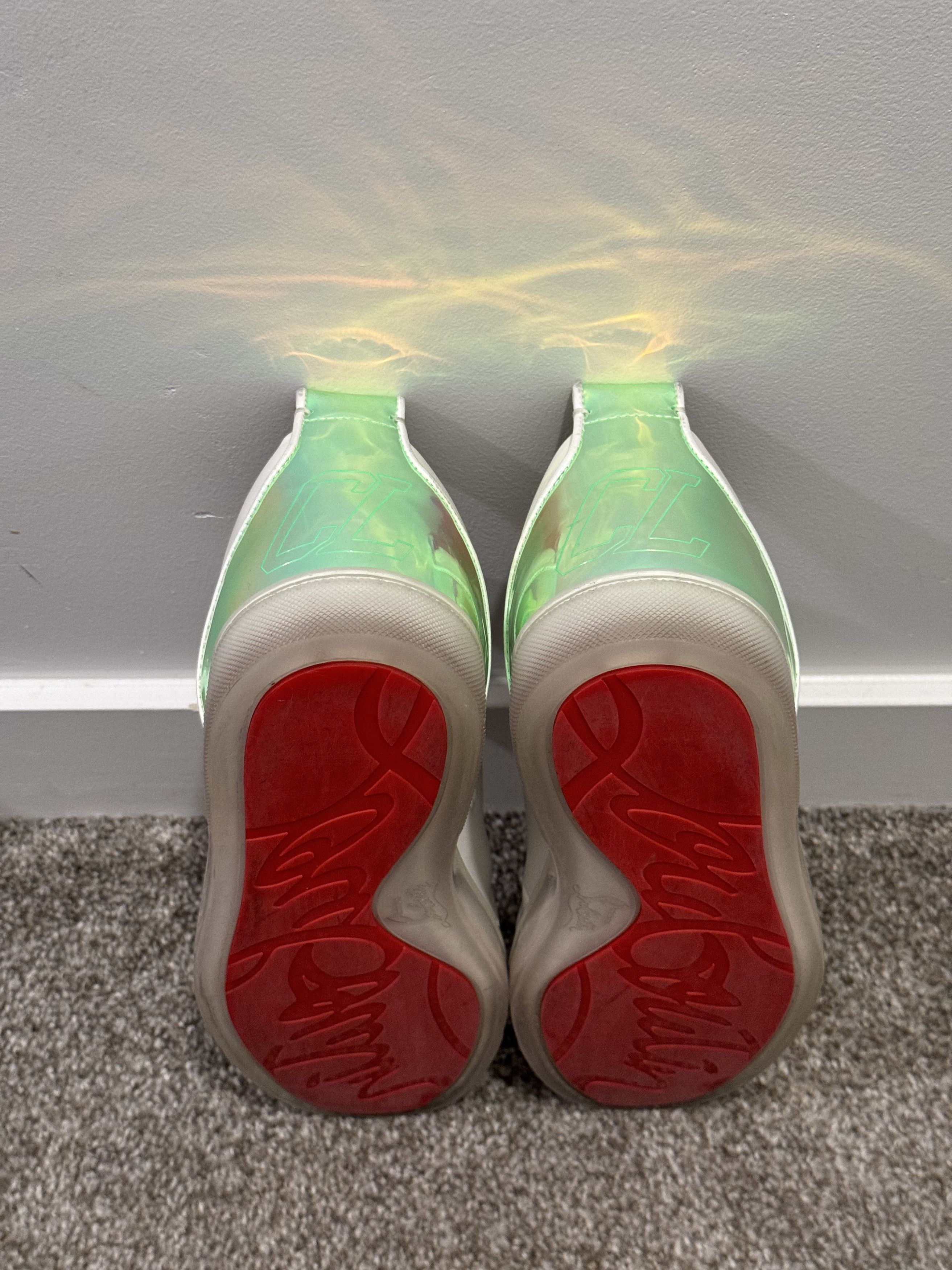 Christian Louboutin Christian Louboutin Mens Spike Sneakers Size US 11 / EU 44 - 2 Thumbnail