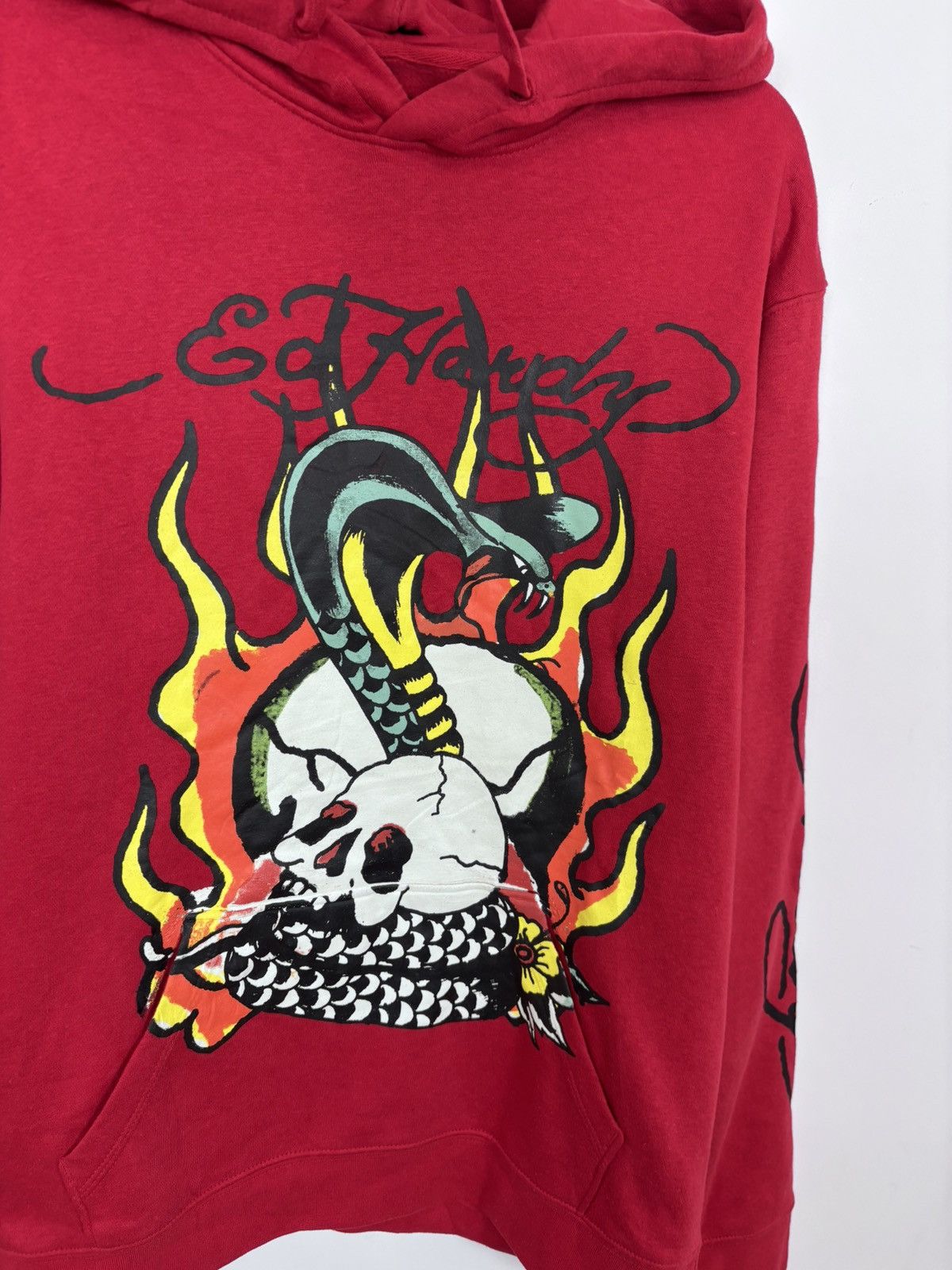 Ed Hardy Ed Hardy NWT Men’s Red Big Snake Skull Tattoo Logo Hoodie Size US M / EU 48-50 / 2 - 7 Thumbnail