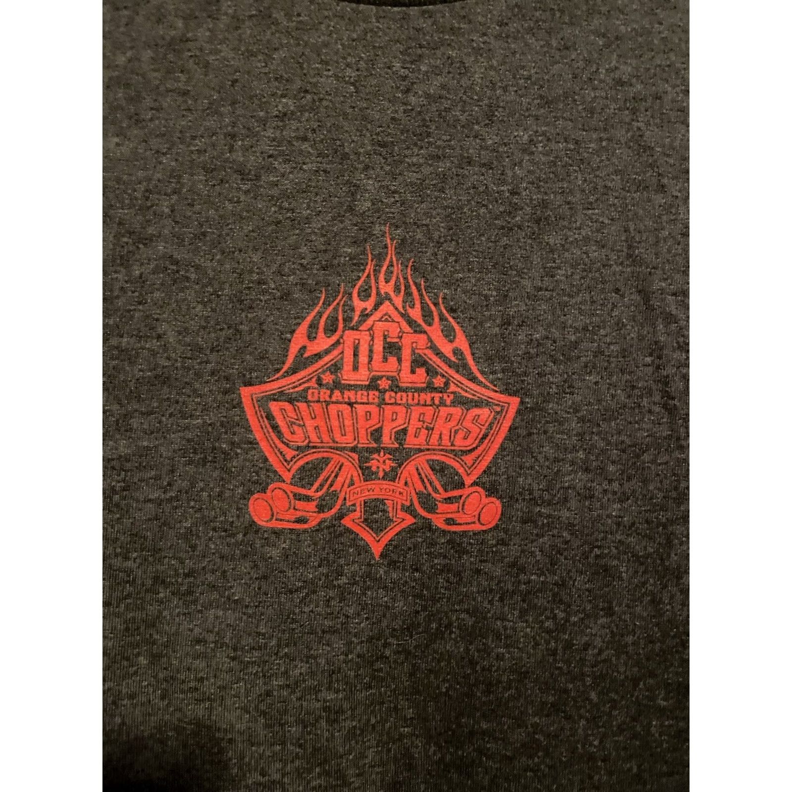 Logo 7 VINTAGE Orange County Chopper Shirt Mens XL Gray VTG Men Long Sleeve Logo Graphic Cotton Size US XL / EU 56 / 4 - 2 Thumbnail