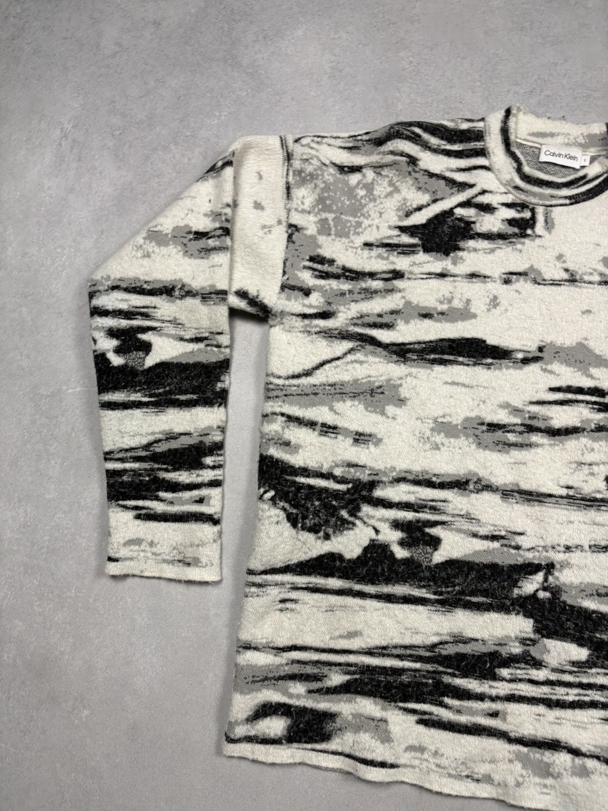 Calvin Klein Calvin Klein Abstract Pattern Sweater Alpaca Wool Blend Y2K Size US S / EU 44-46 / 1 - 3 Thumbnail