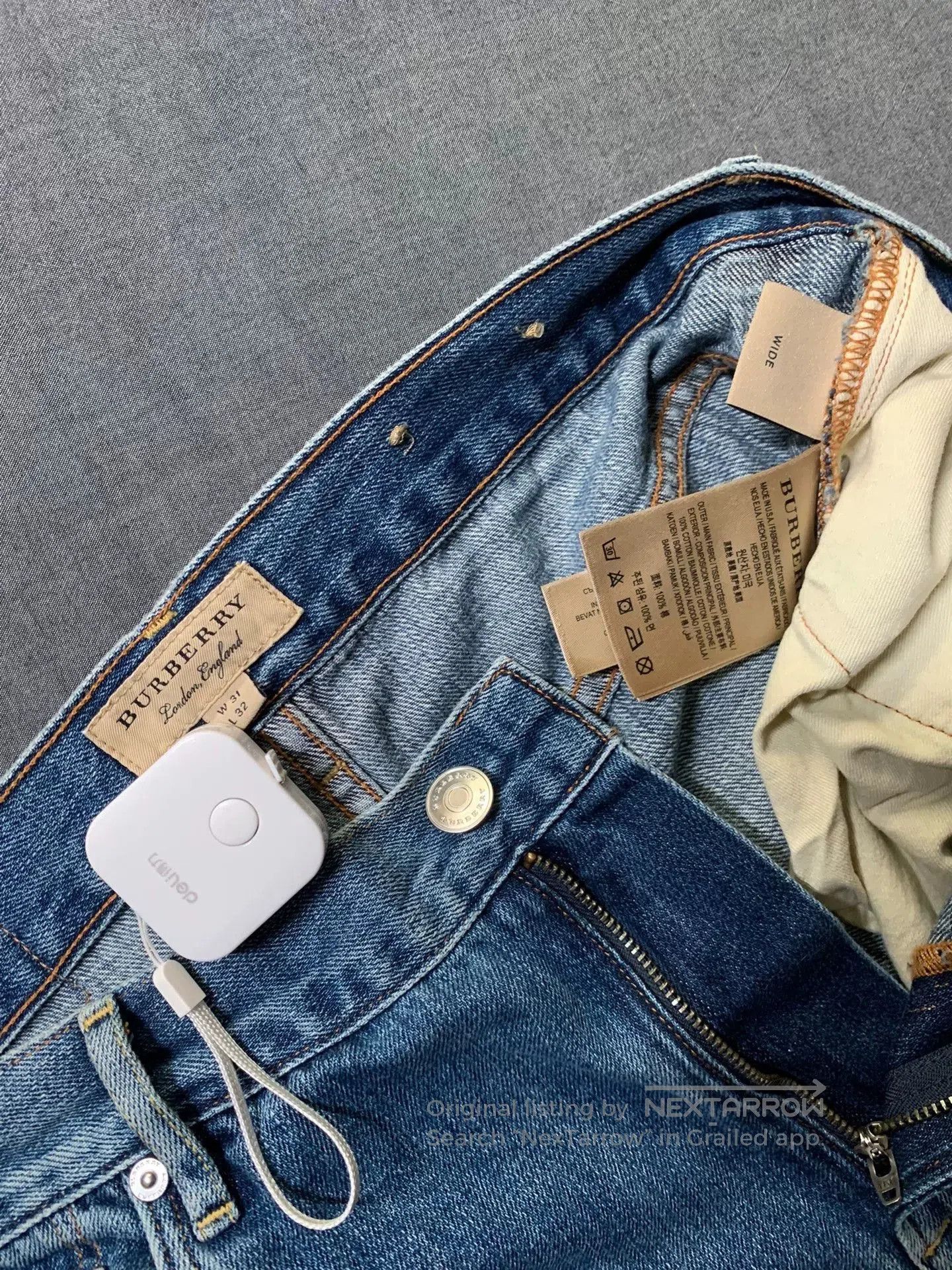 Burberry Burberry Horse Print Wide. Size 31" - 4 Thumbnail