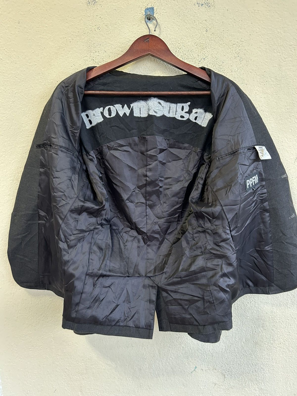 Japanese Brand PPFM Brown N Sugar Blazer Jacket Size L / US 10 / IT 46 - 3 Thumbnail