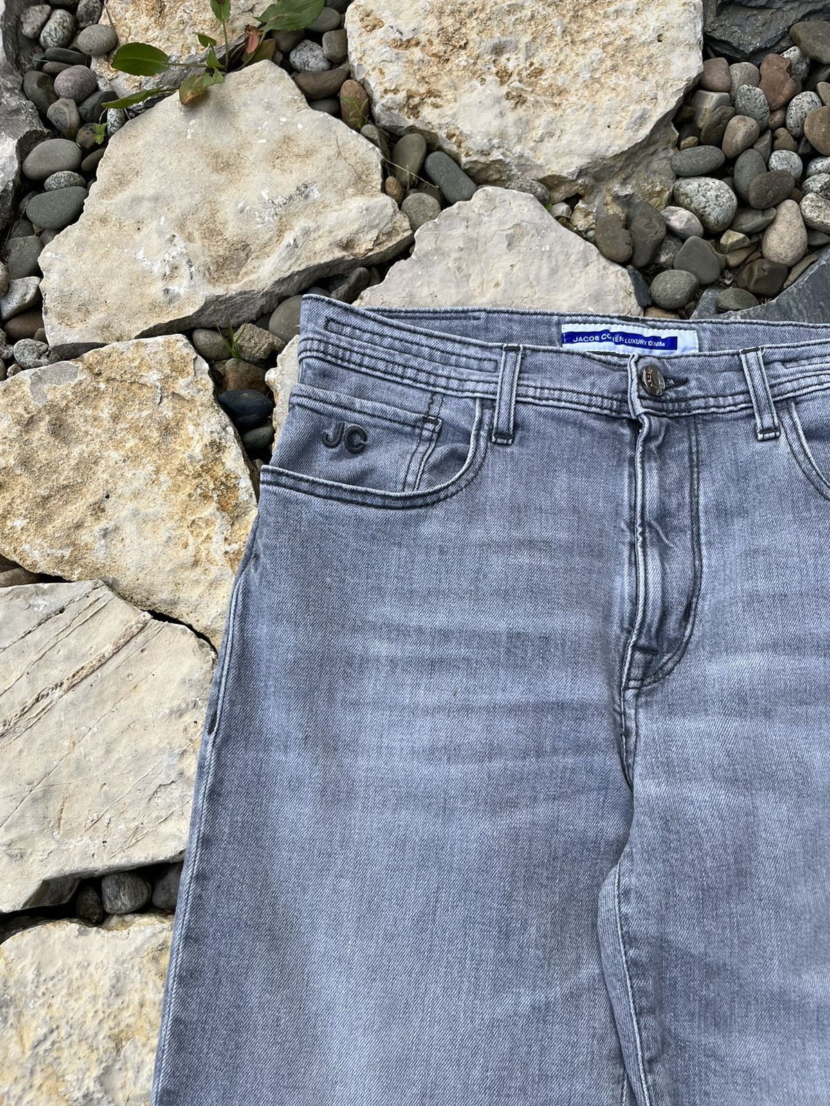Jacob Cohen Jacob Cohën light grey handmade jeans denim pants trousers Size US 31 - 9 Thumbnail