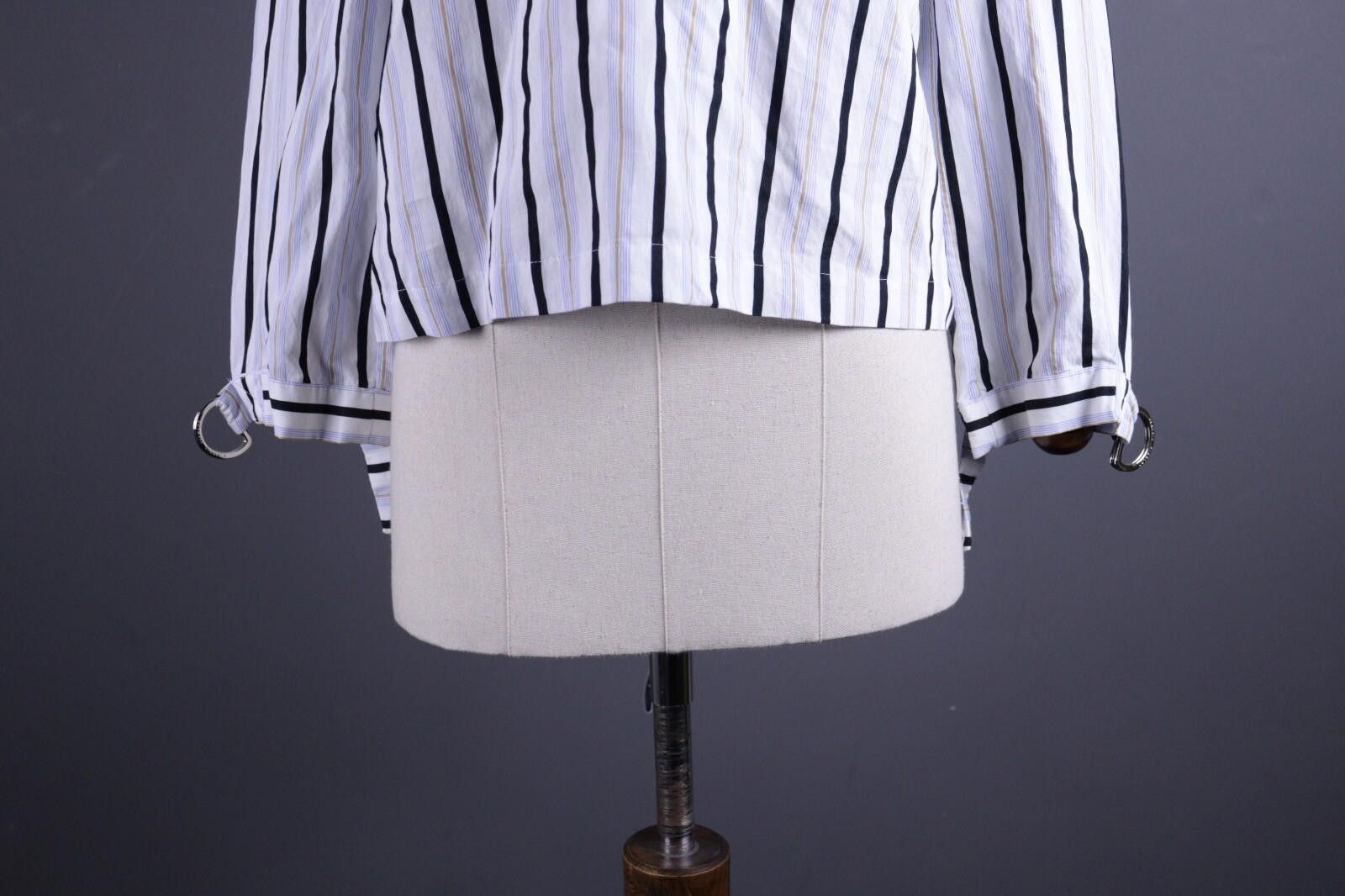 Designer Claudie Pierlot Paris White Lagenlook Blouse Shirt Sz 36 / S Size S / US 4 / IT 40 - 3 Thumbnail