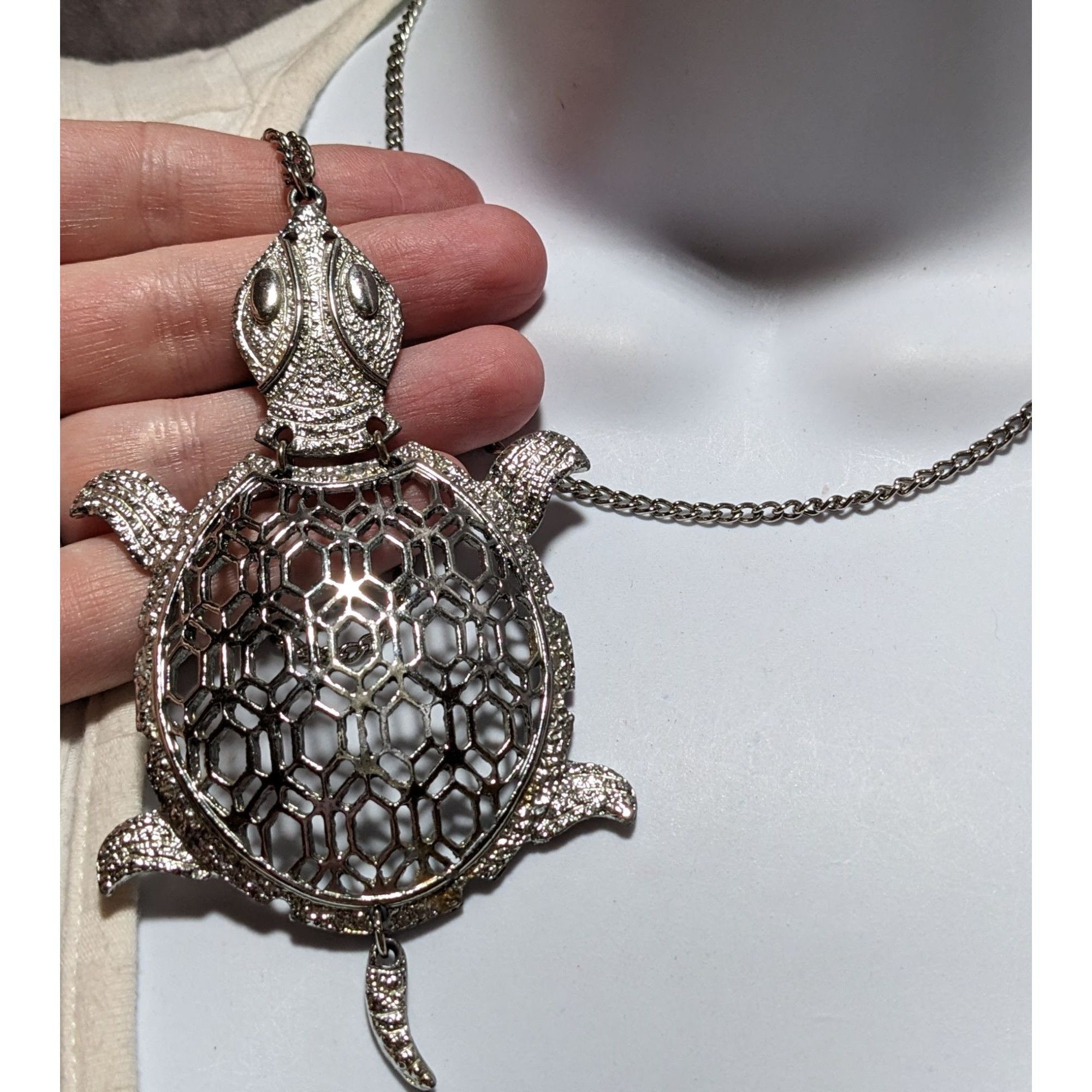 Other Vintage Articulated Turtle Necklace Size ONE SIZE - 17 Thumbnail