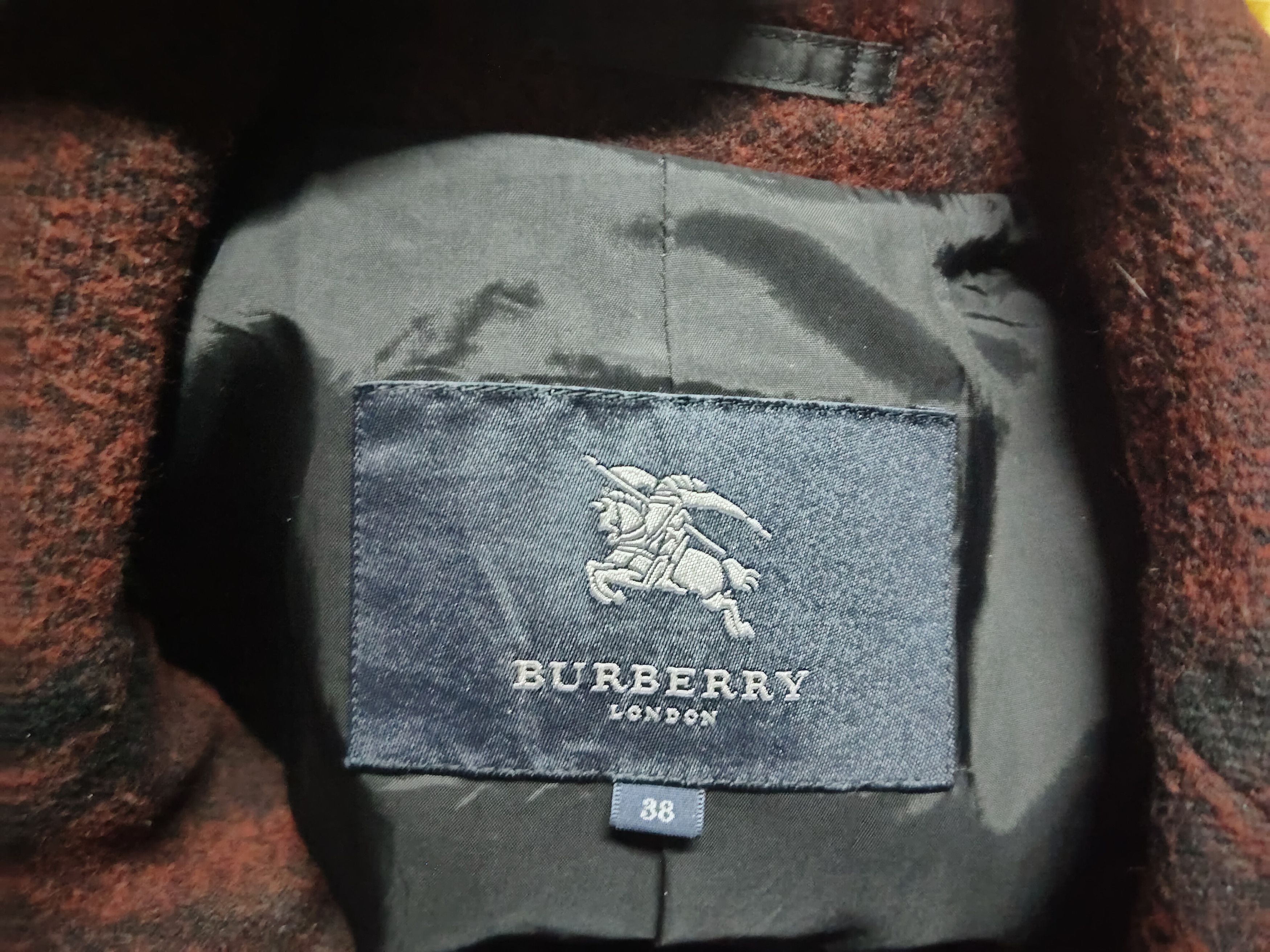 Burberry × Designer BURBERRY LONDON WOOL P-COAT - 0005 Size S / US 4 / IT 40 - 7 Thumbnail