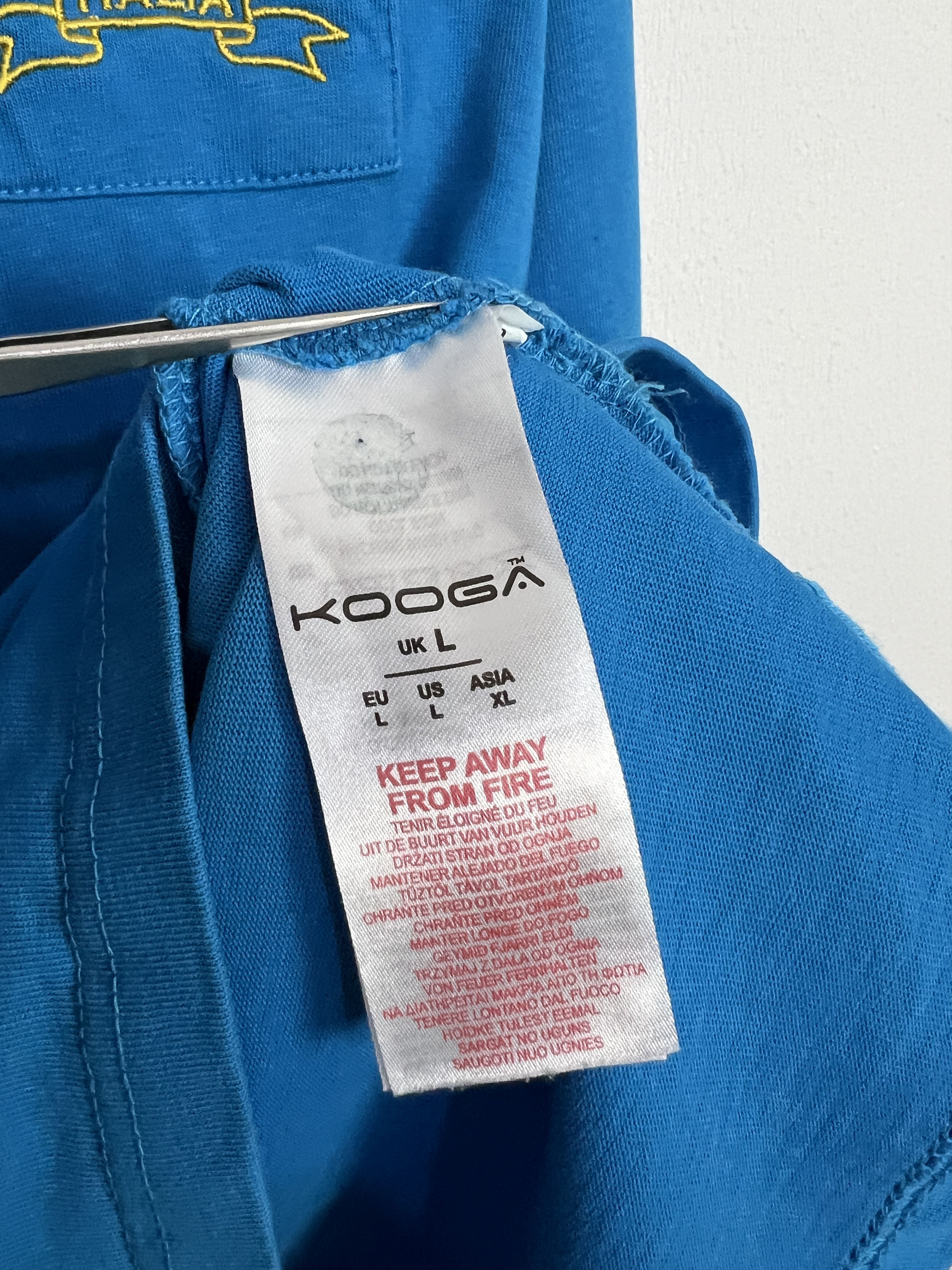Vintage Kooga Italy Rugby Union Jersey Long Sleeve Trikot National Size US L / EU 52-54 / 3 - 6 Thumbnail