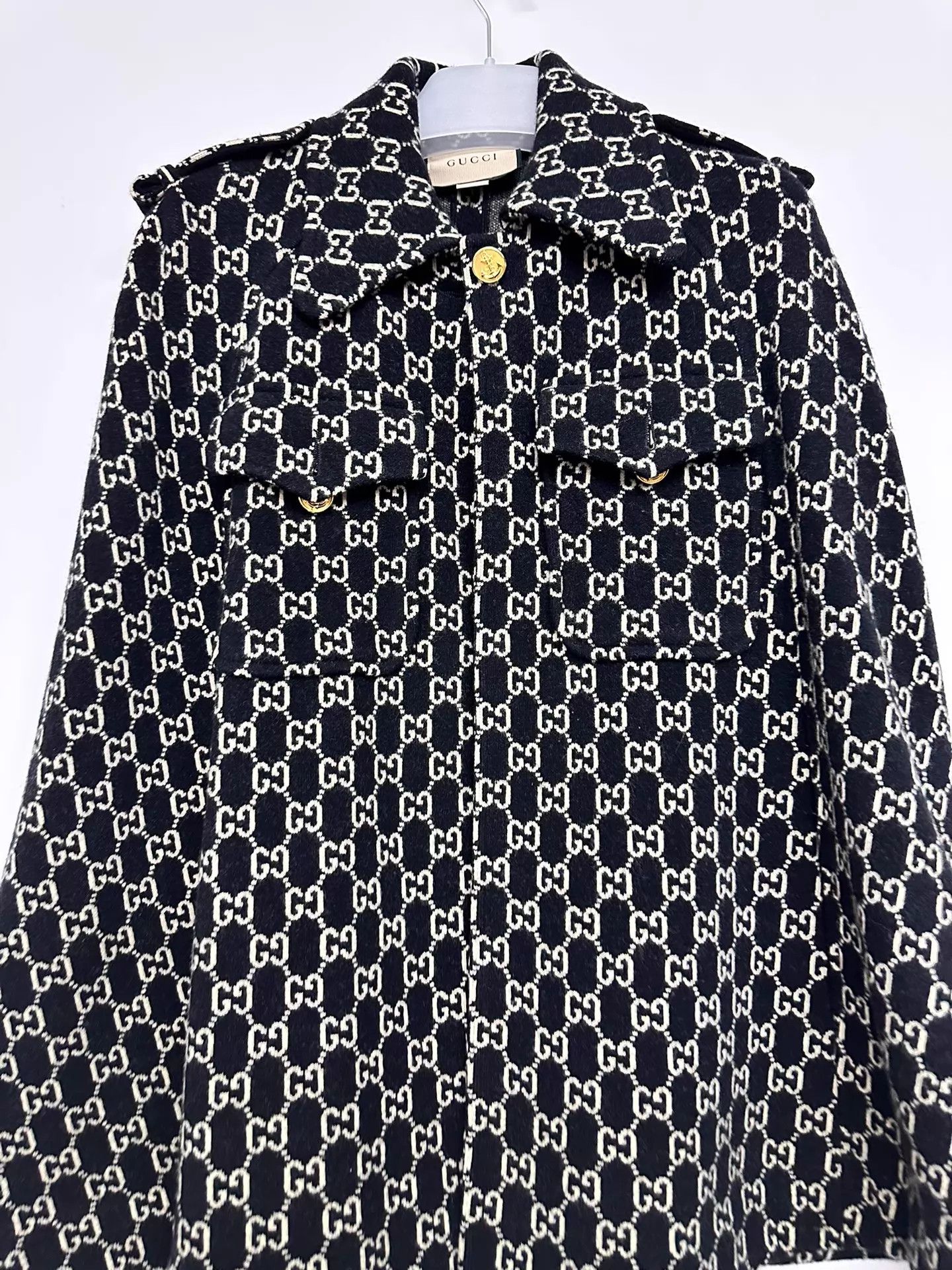 Gucci Gucci All Over Print Cape S 74cm Size S / US 4 / IT 40 - 6 Thumbnail