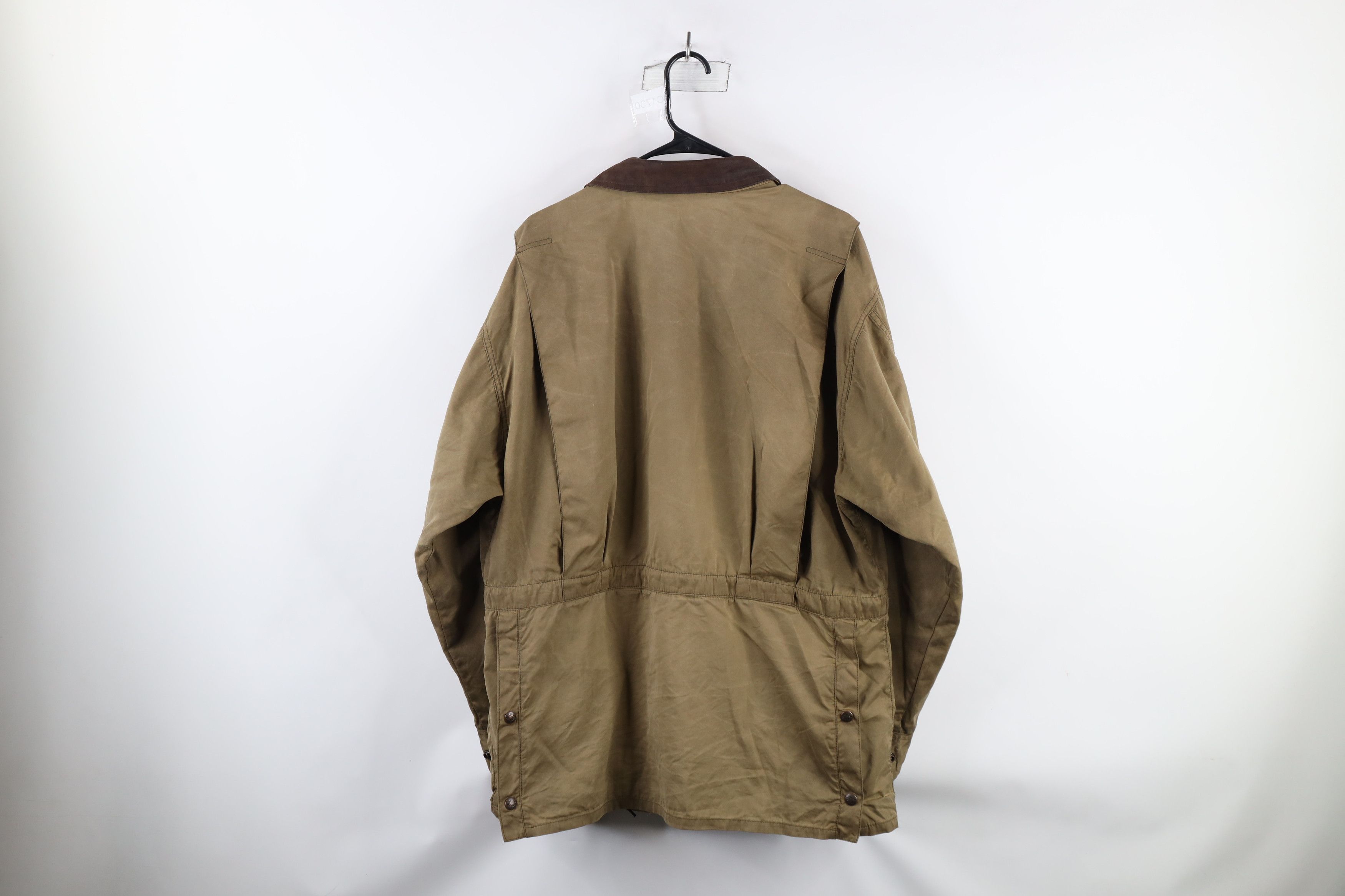 Vintage Vintage 90s Streetwear Waxed Cotton Bush Safari Jacket Size US L / EU 52-54 / 3 - 15 Thumbnail