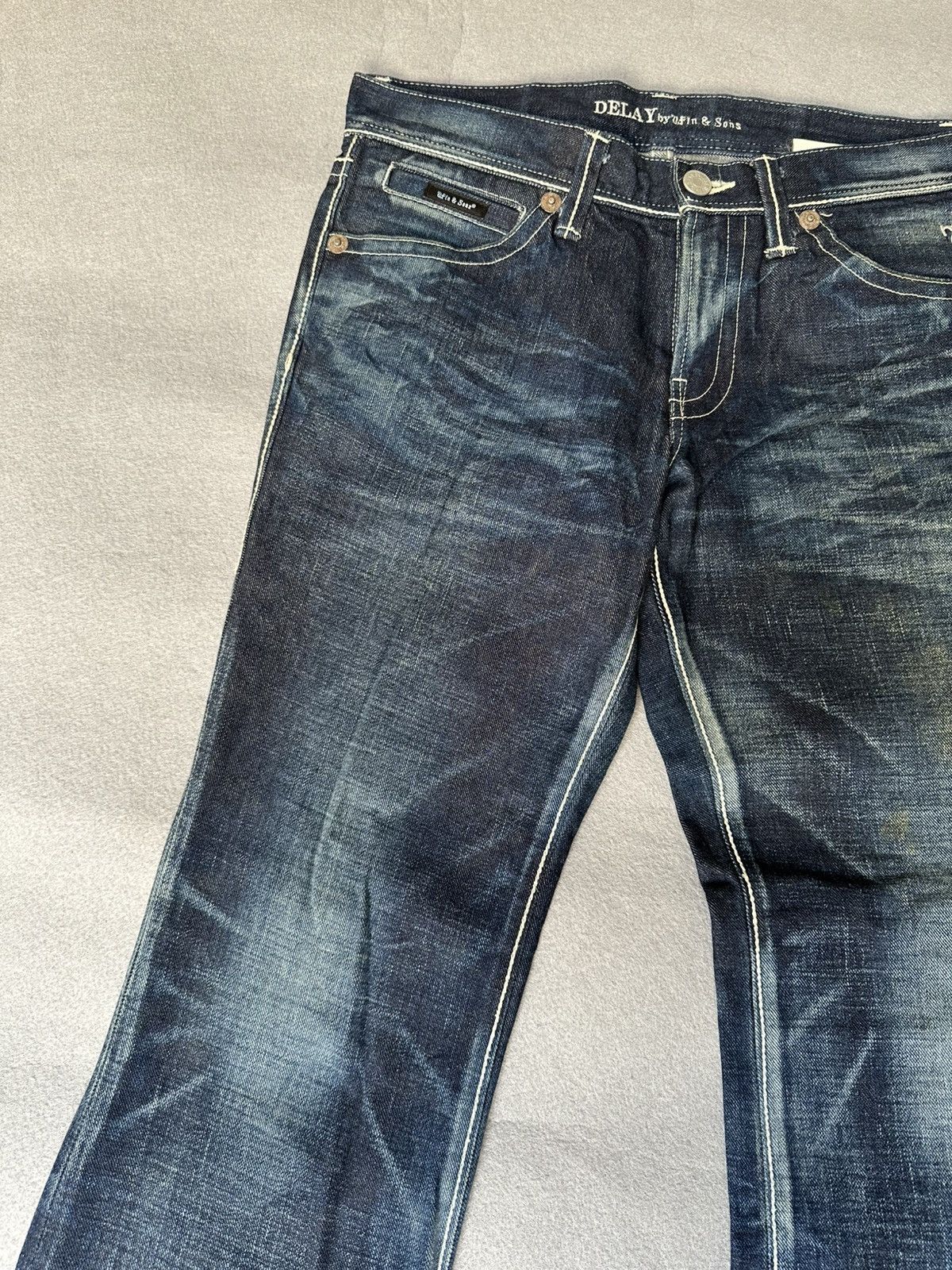 Japanese Brand FLARE Delay By Ufin & Son Japan Denim Size US 32 / EU 48 - 7 Thumbnail