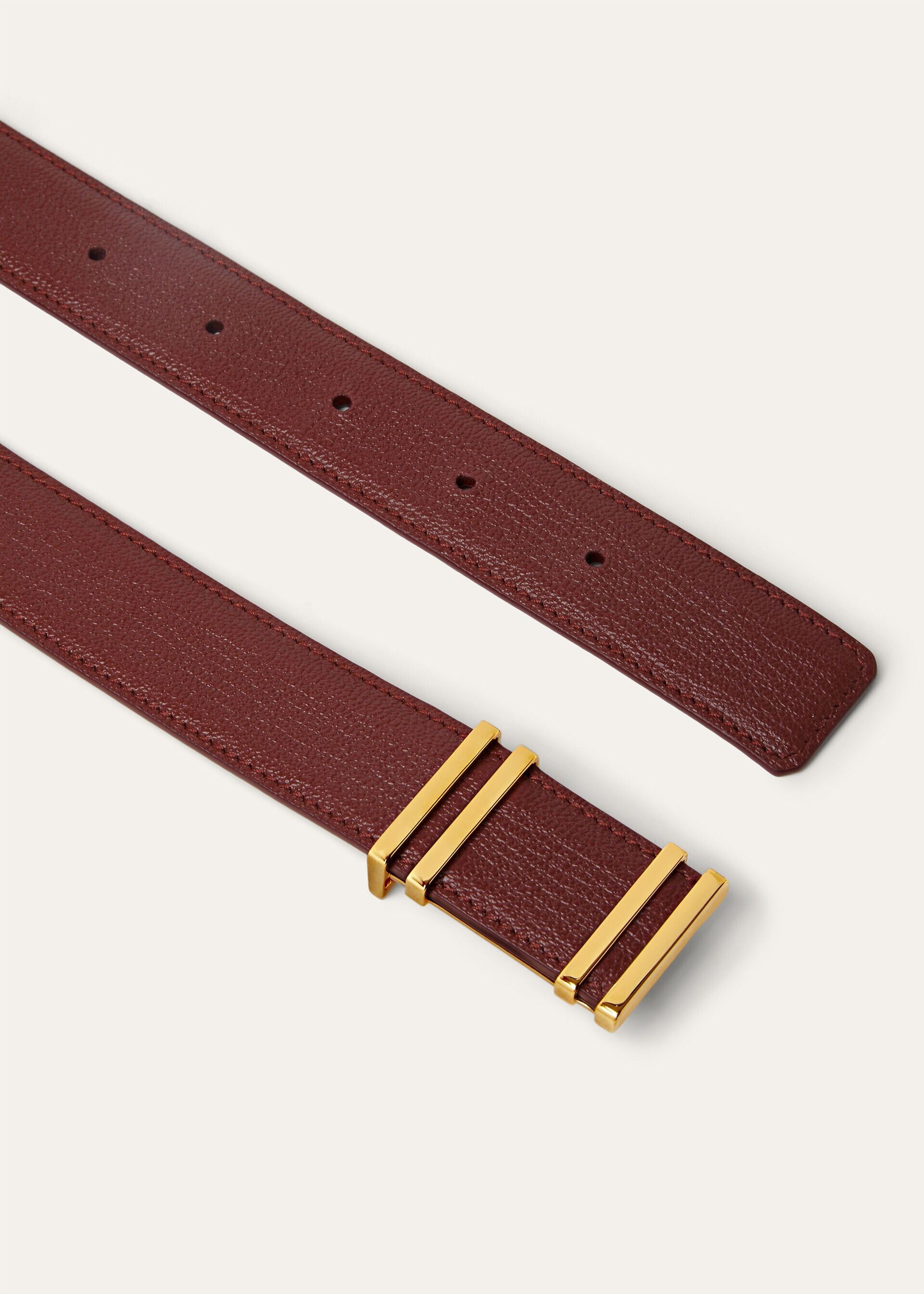 Loro Piana os11x0426 FAR1535 Size: OS / Ponticello Belt in Glazed Moka Size ONE SIZE - 2 Thumbnail