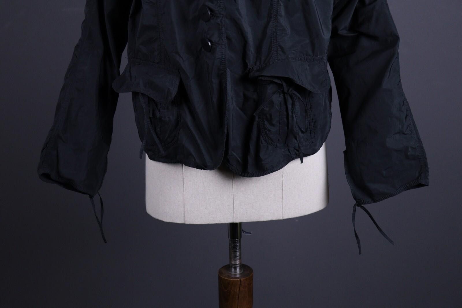 Designer Absolut By Zebra Black Lagenlook Jacket Size 3 / L Size M / US 6-8 / IT 42-44 - 3 Thumbnail
