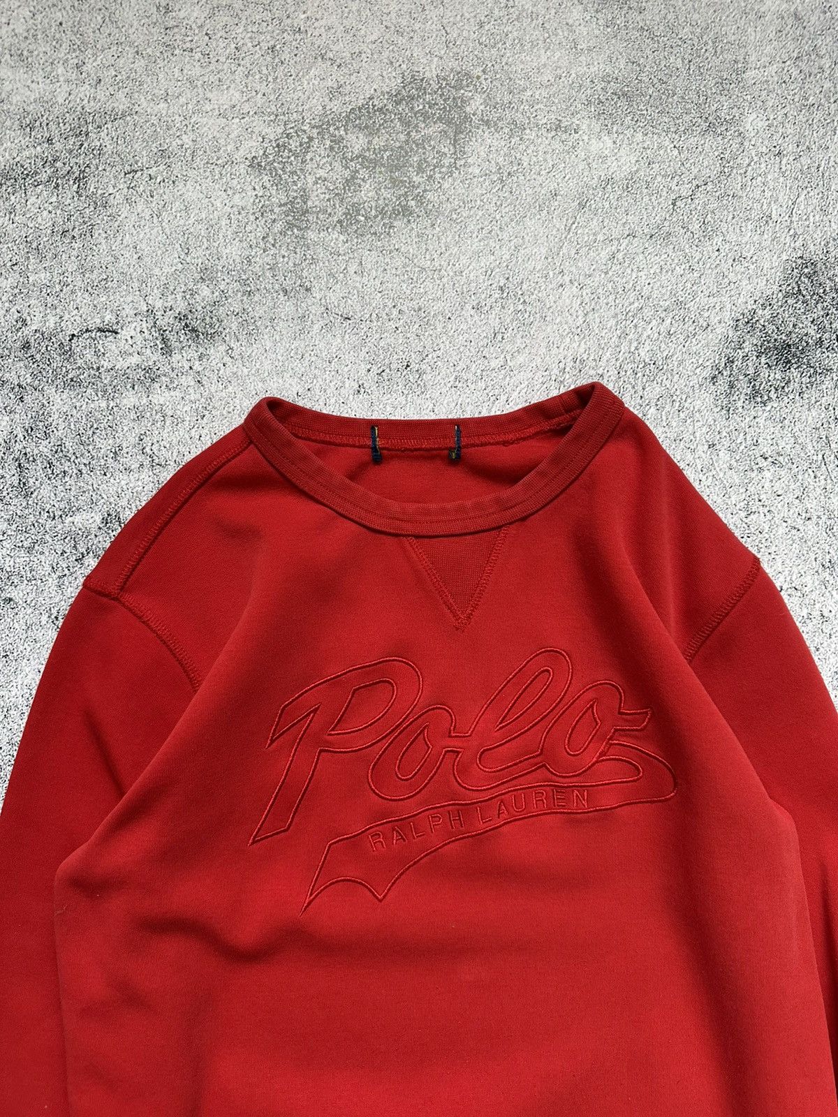 Polo Ralph Lauren Vintage Polo Ralph Lauren Sweatshirt Logo Red Fit Size M / US 6-8 / IT 42-44 - 6 Thumbnail