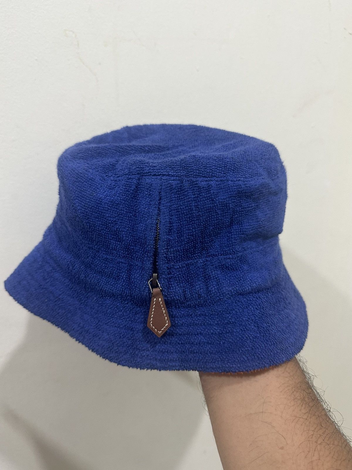 Hermes Pour Hermés Chapeaux Motsch Bucket Hat Size 56-57cm Size ONE SIZE - 2 Thumbnail