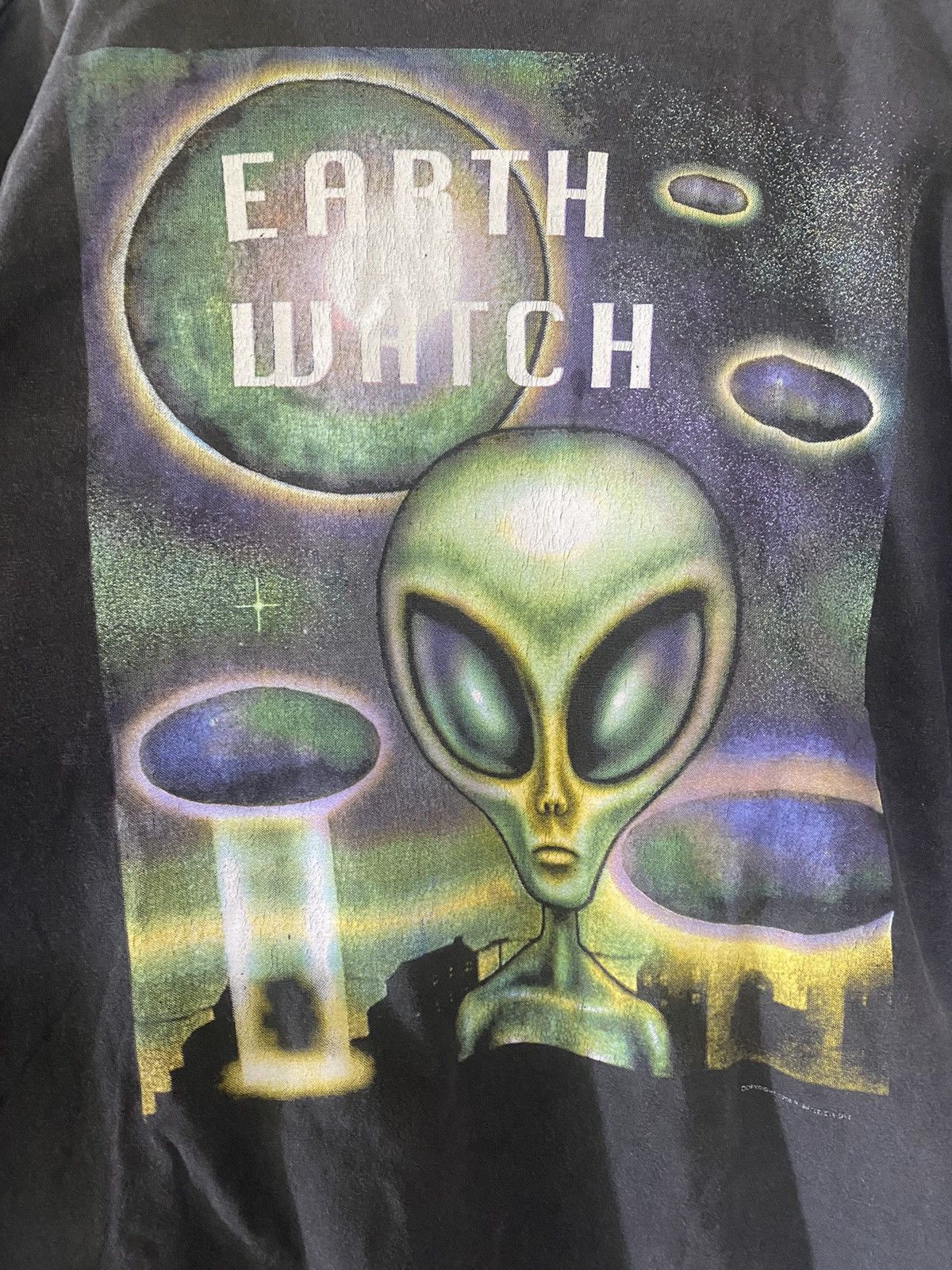 Alien Workshop × Vintage Vintage 1996 Alien Workshop "alien ated" tee nicely faded Size US XL / EU 56 / 4 - 2 Thumbnail