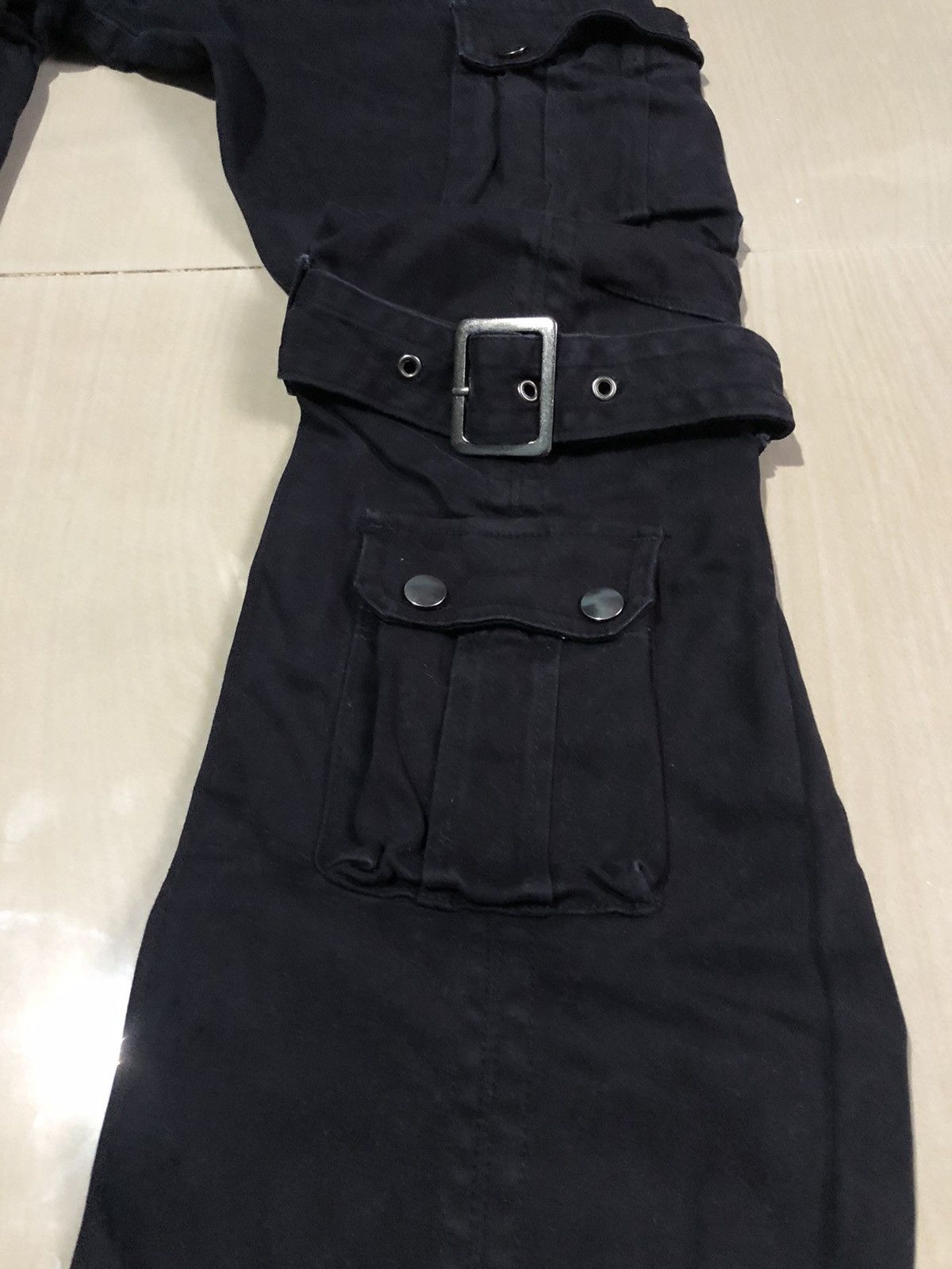 semanticdesign Semanticdesign Strapped Cargo Flare Pants Size US 29 - 3 Thumbnail