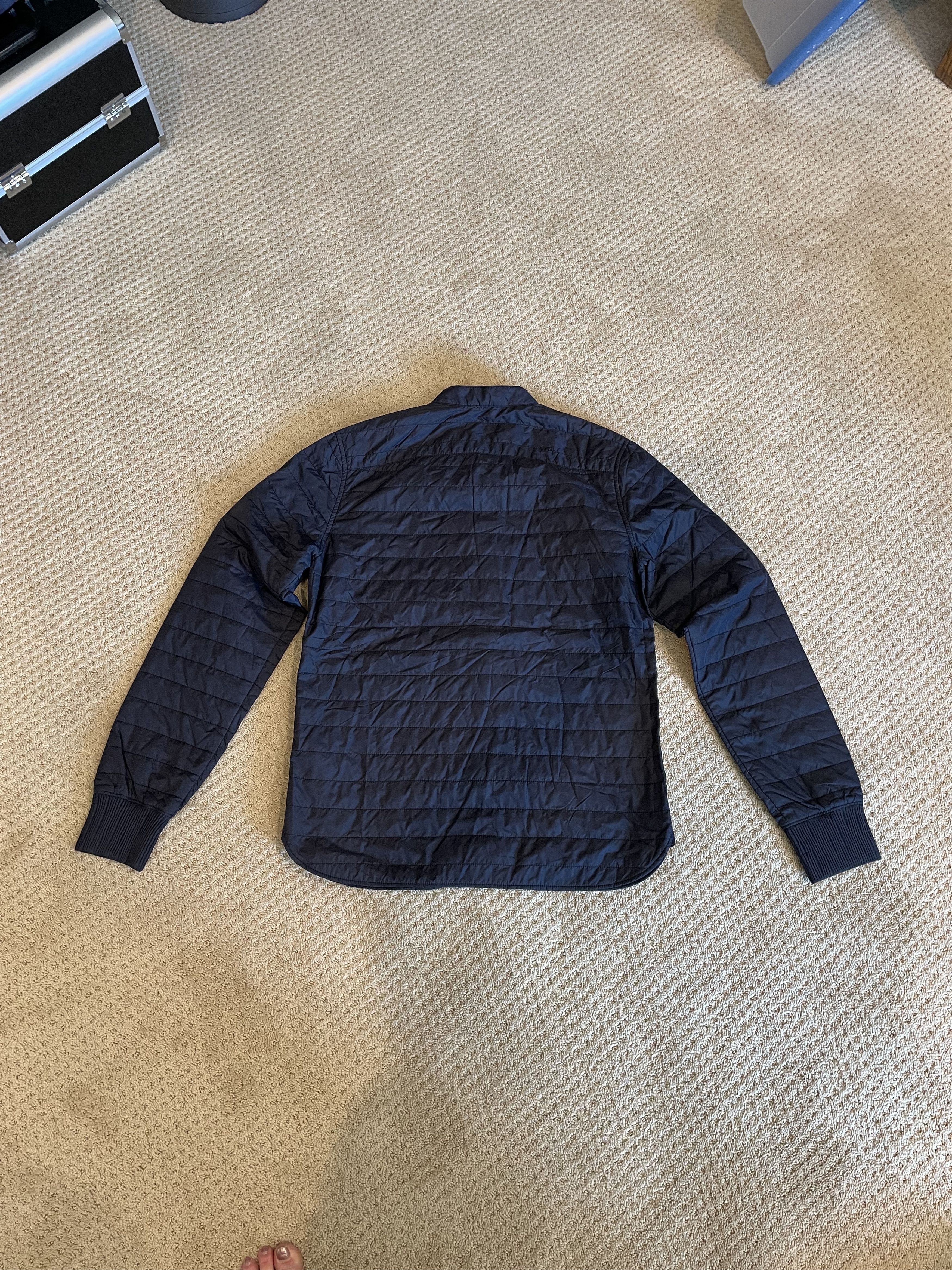 Abasi Rosborough NWT O.N.S x Abasi Rosborough Quilted Shirt Navy Ltd Ed 5/7 Size US M / EU 48-50 / 2 - 4 Thumbnail