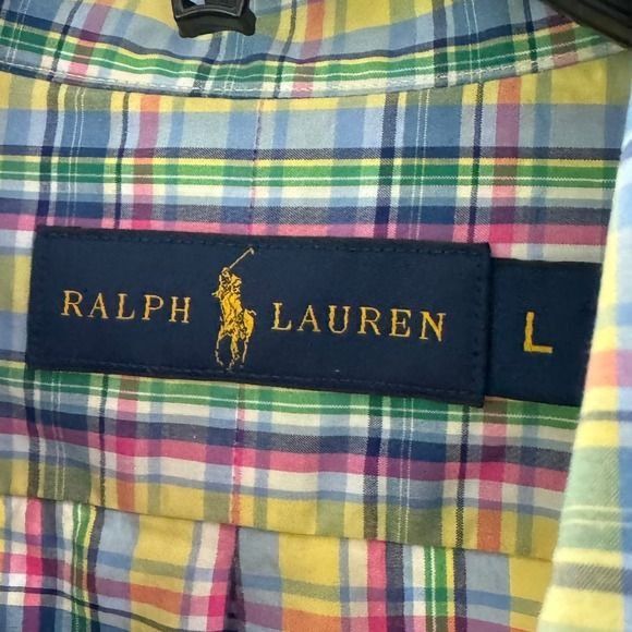 Polo Ralph Lauren Ralph Lauren Men's Plaid Button Down Shirt Large Size US L / EU 52-54 / 3 - 9 Thumbnail