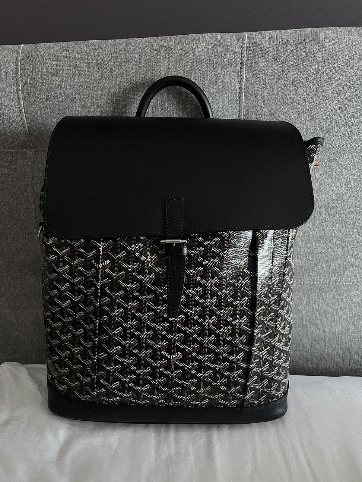 image of Goyard Alpin Backpack in Black, Men's